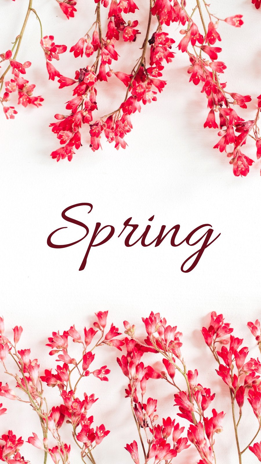 Red Spring Aesthetic Wallpapers - Wallpaper Cave