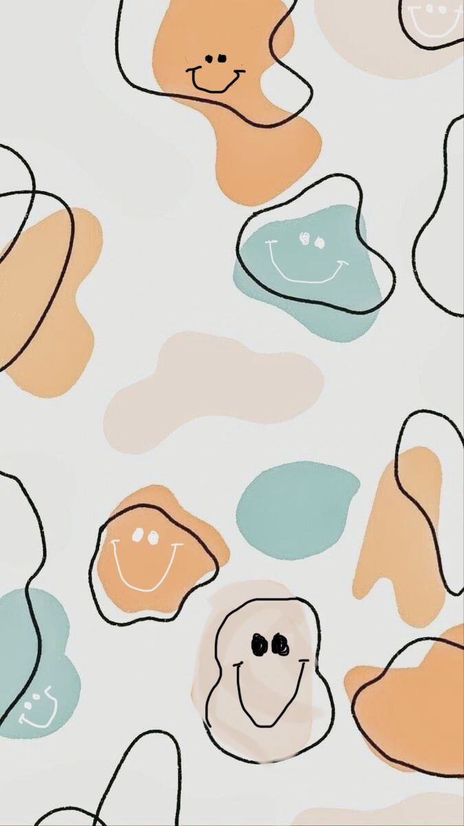iPhone wallpaper smiley face LockScreen. Drip smiley face wallpaper, Cute smiley face, Cute patterns wallpaper