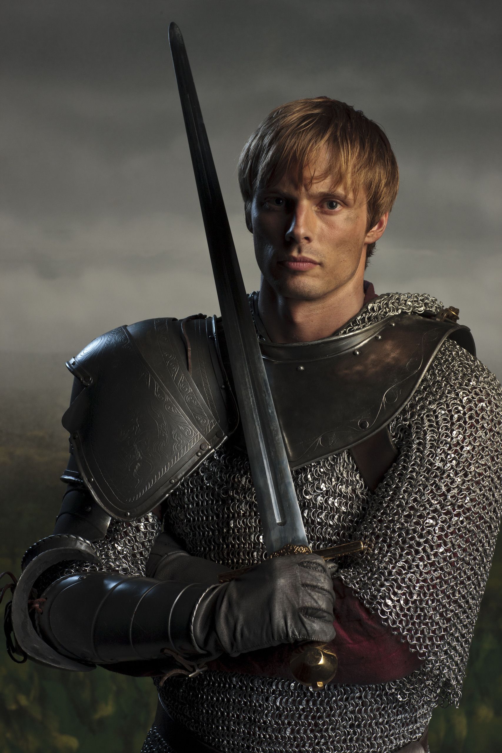 Merlin on BBC Photo: Cast Promo Photo- Arthur. Merlin and arthur, Bradley james, Arthur pendragon