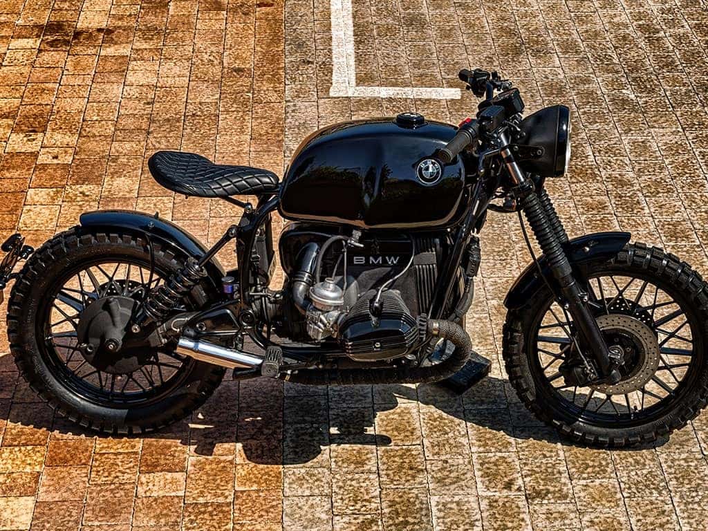 Custom BMW R100 Scrambler. Lord Drake Kustoms