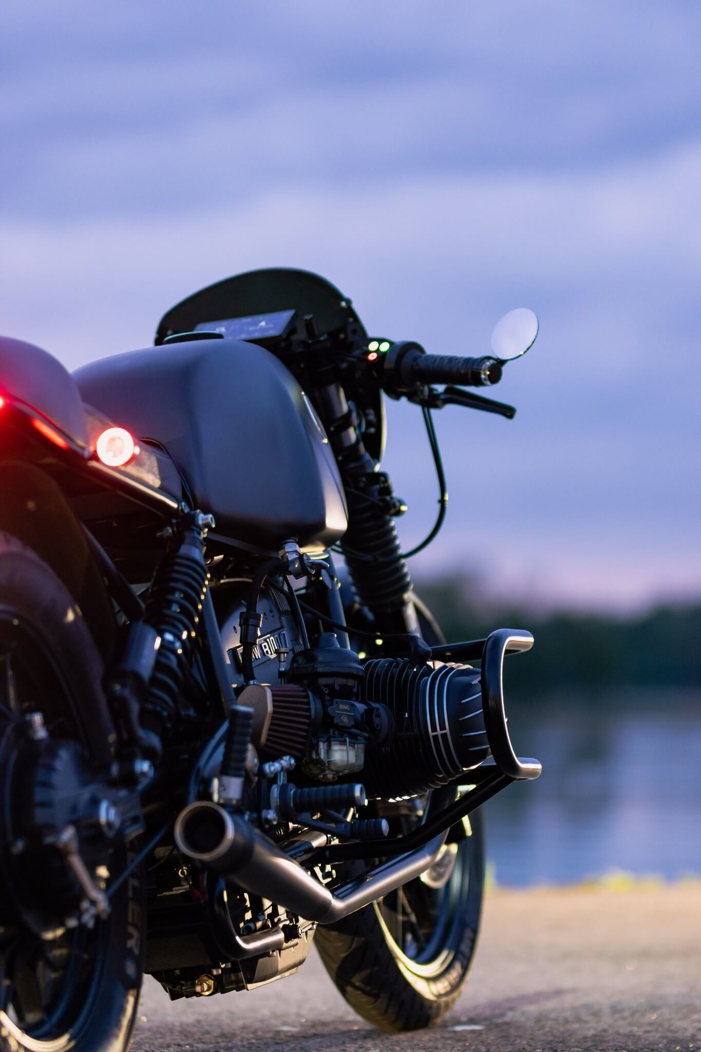 Project dark shadow BMW R100 story behind the bike