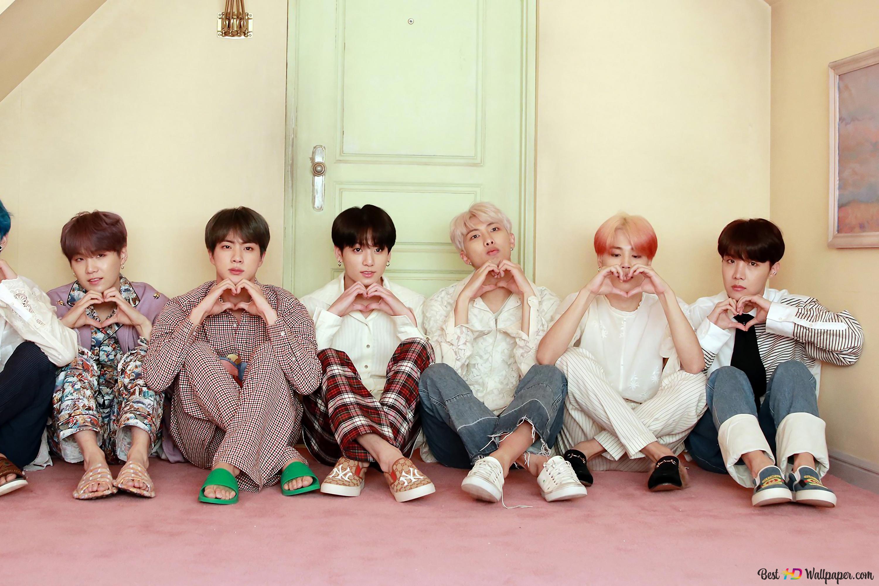 BTS (Bangtan Boys) Idols in 'Map of The Soul: Persona' MV Photohoot 4K wallpaper download