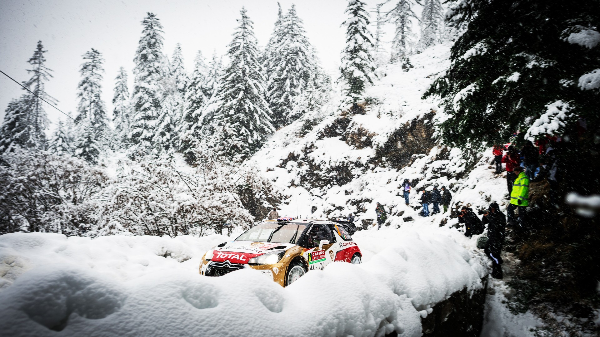 Rally, Citroën, Wrc, Citroen DS3, Vehicle, Car, Winter, Snow Wallpaper HD / Desktop and Mobile Background