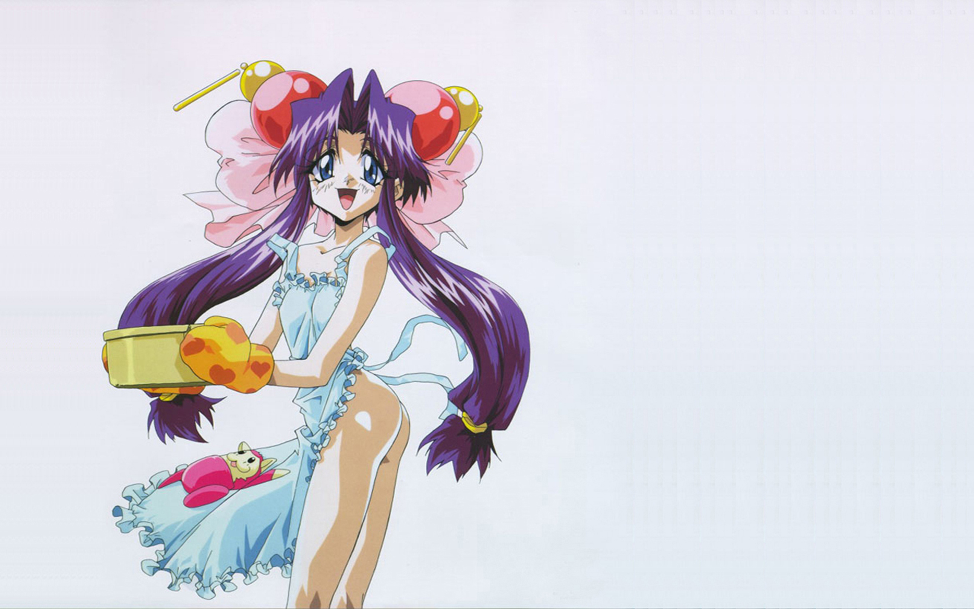 apron cherry food fruit saber marionette saber marionette j white. konachan.com.com Anime Wallpaper