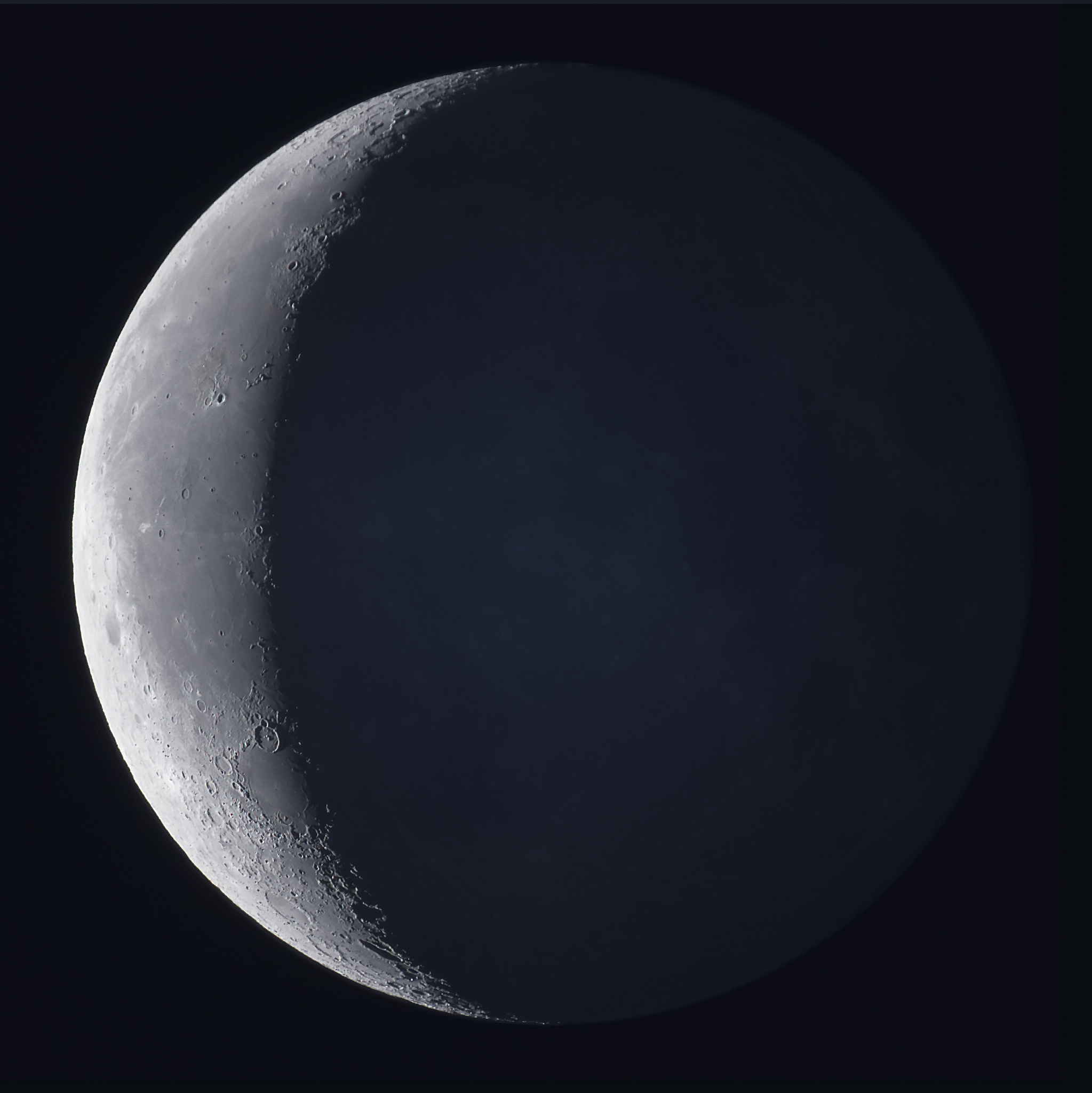 Moon Waning Crescent not so bad Astrophotography