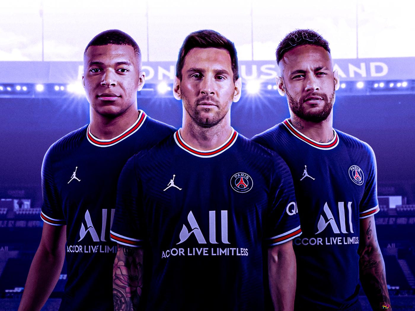 PSG Neymar Mbappe HD wallpaper download