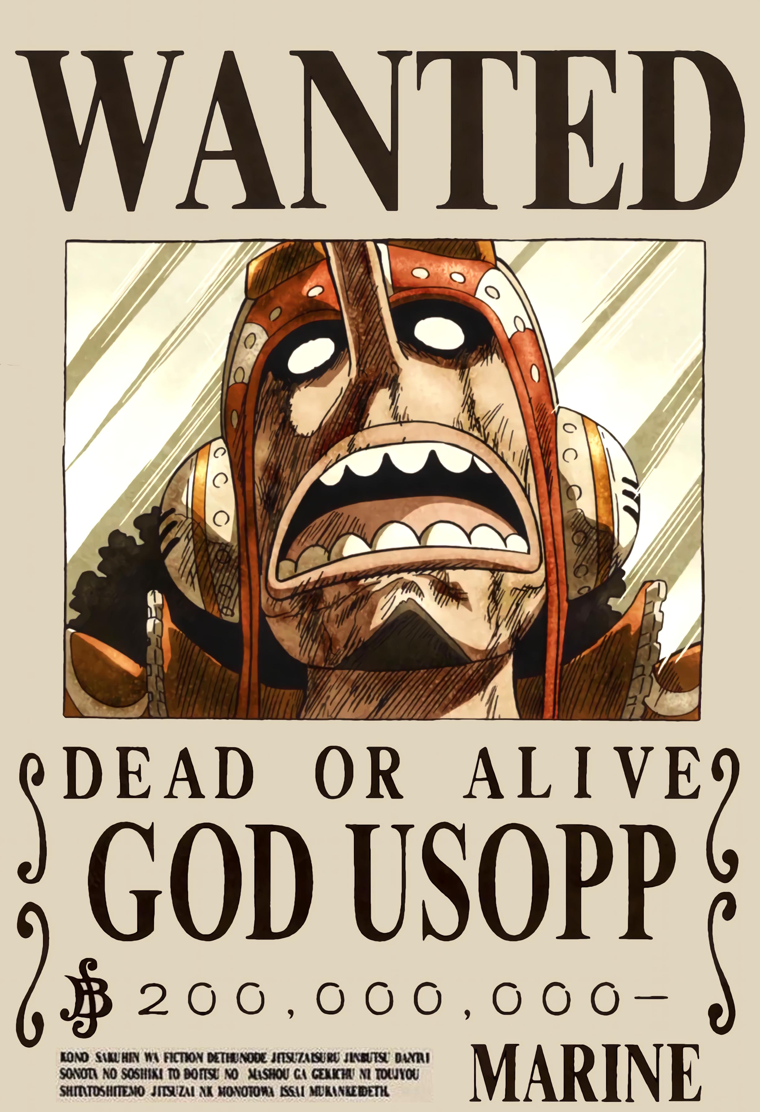 Signed Usopp Poster One Piece