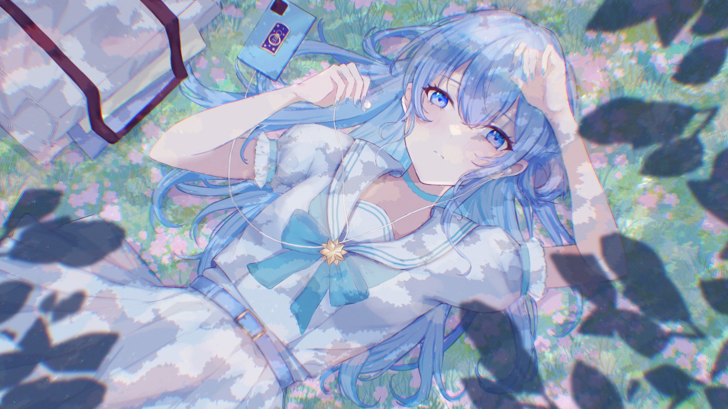 nolc hololive hoshimachi suisei seifuku wallpaper