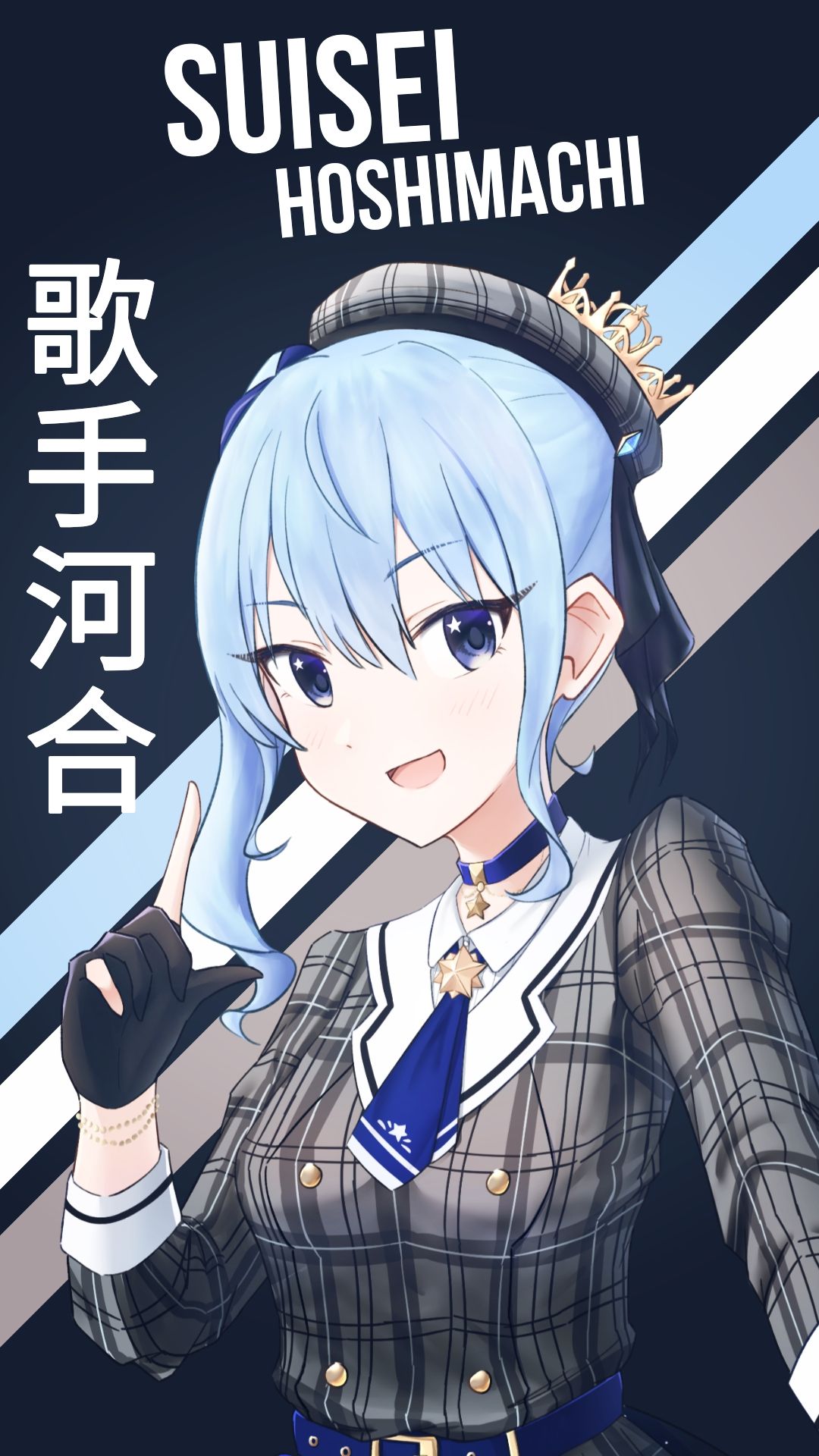 Suisei Hoshimachi Wallpaper. Gadis animasi, Gambar karakter, Gadis sekolah anime