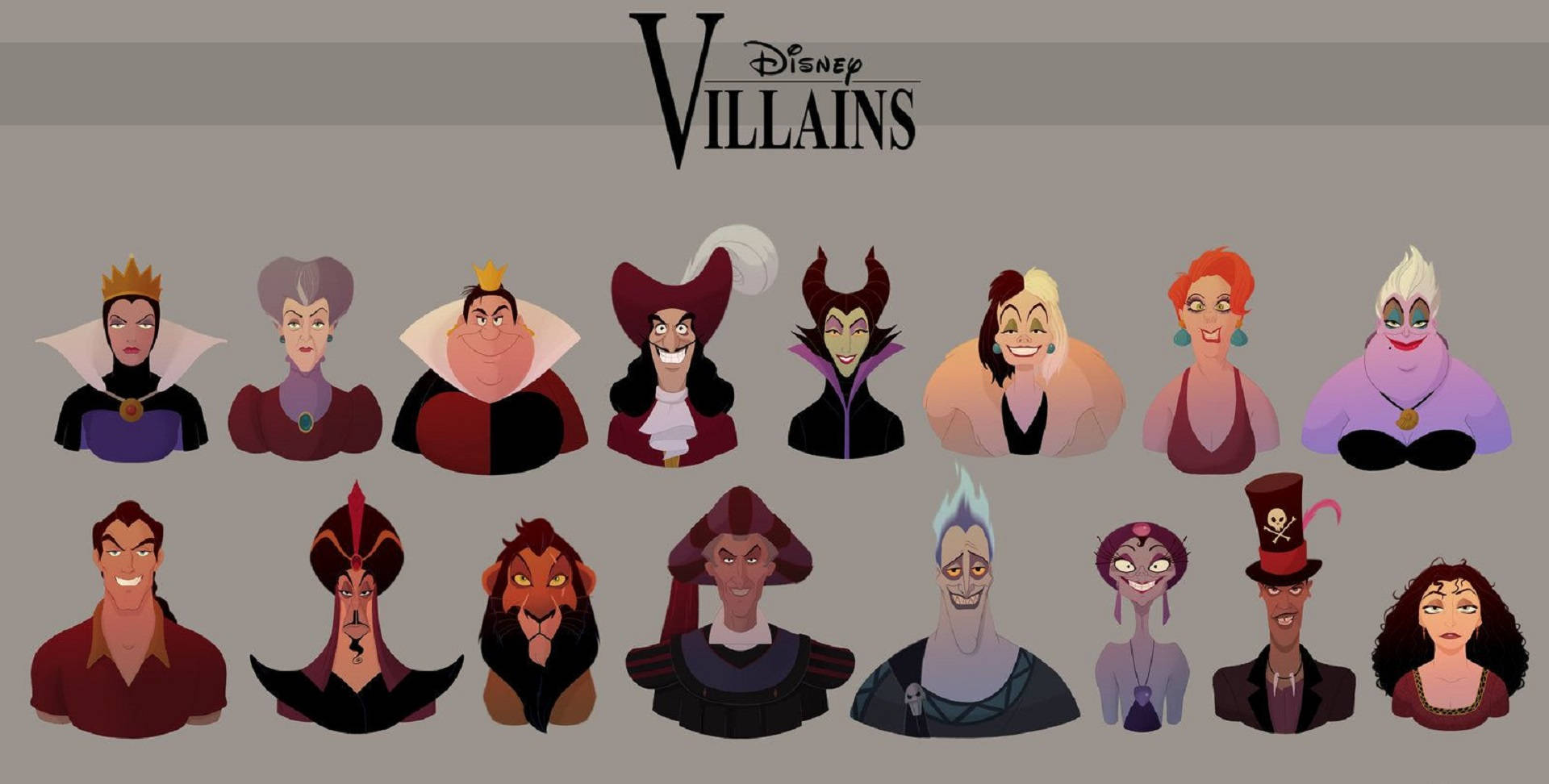 Download Disney Villains Green Banner Wallpaper