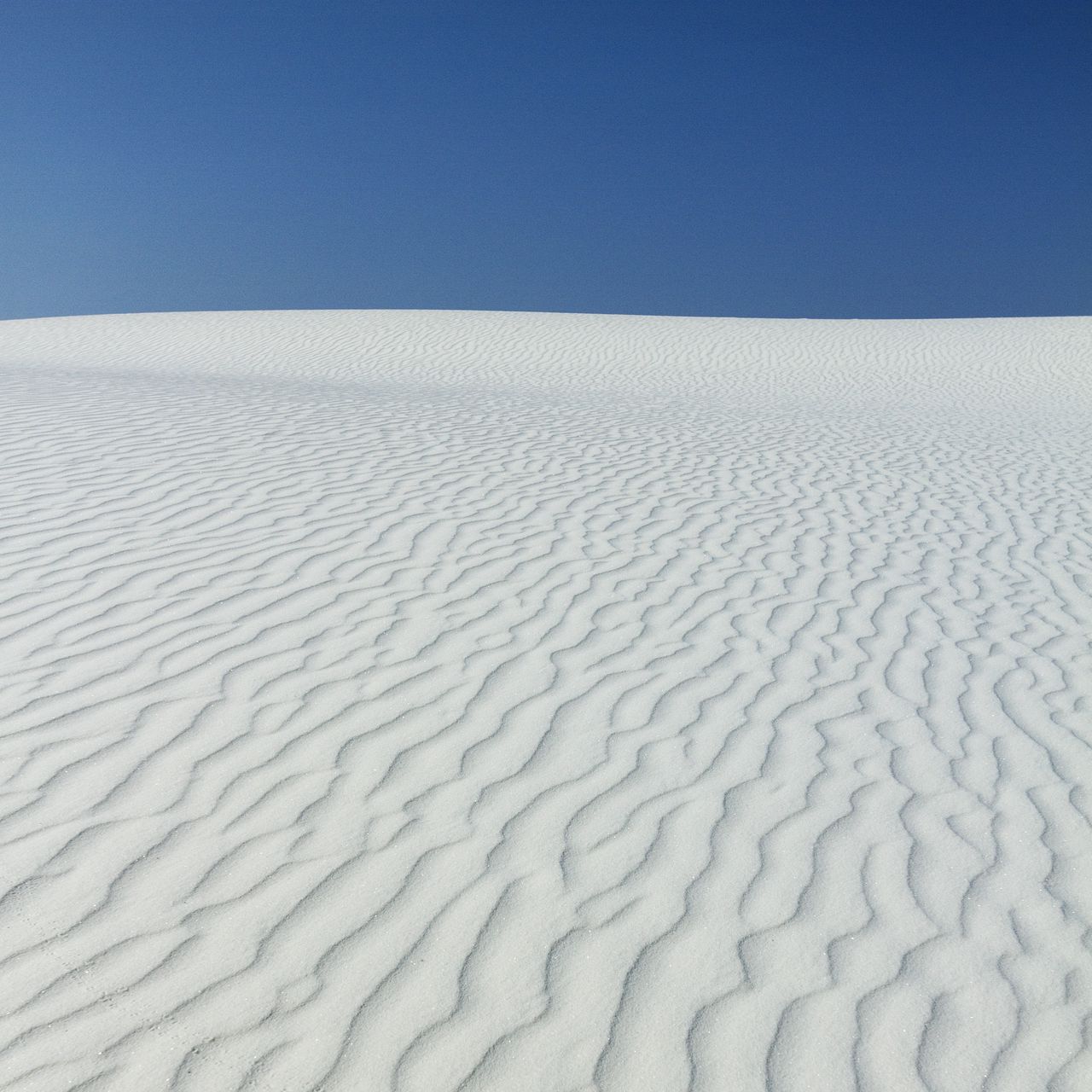 Download wallpaper 1280x1280 desert, sand, white, wavy ipad, ipad 2, ipad mini for parallax HD background