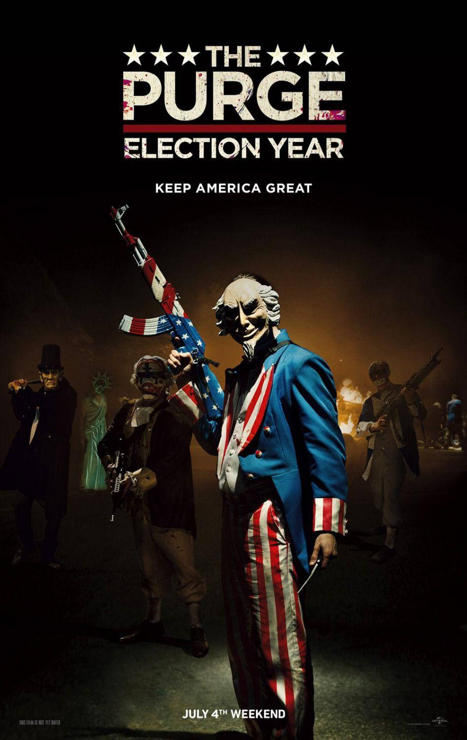 Download The Purge Election Year Portrait Poster Wallpaper
