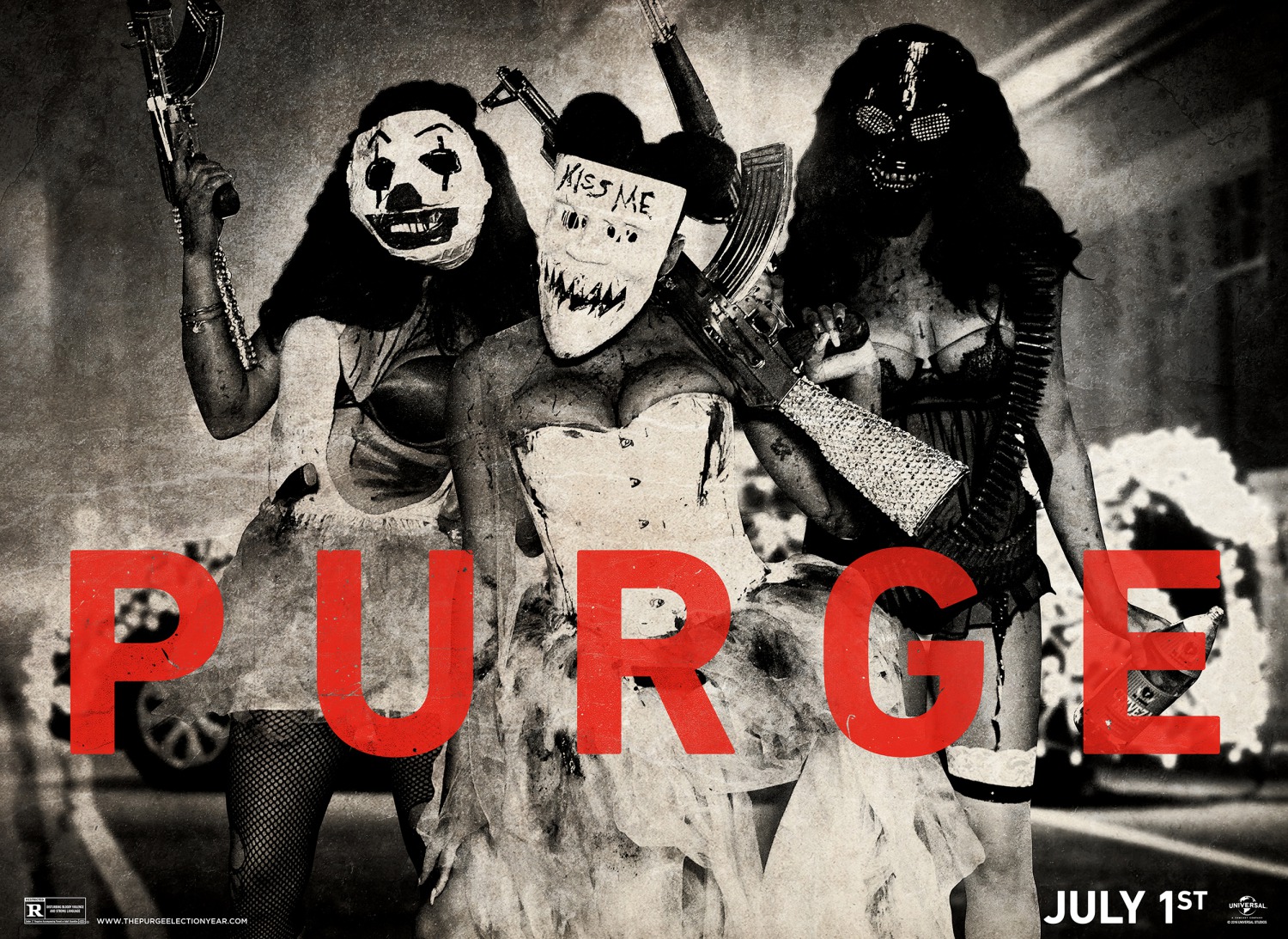 the purge movie wallpaper