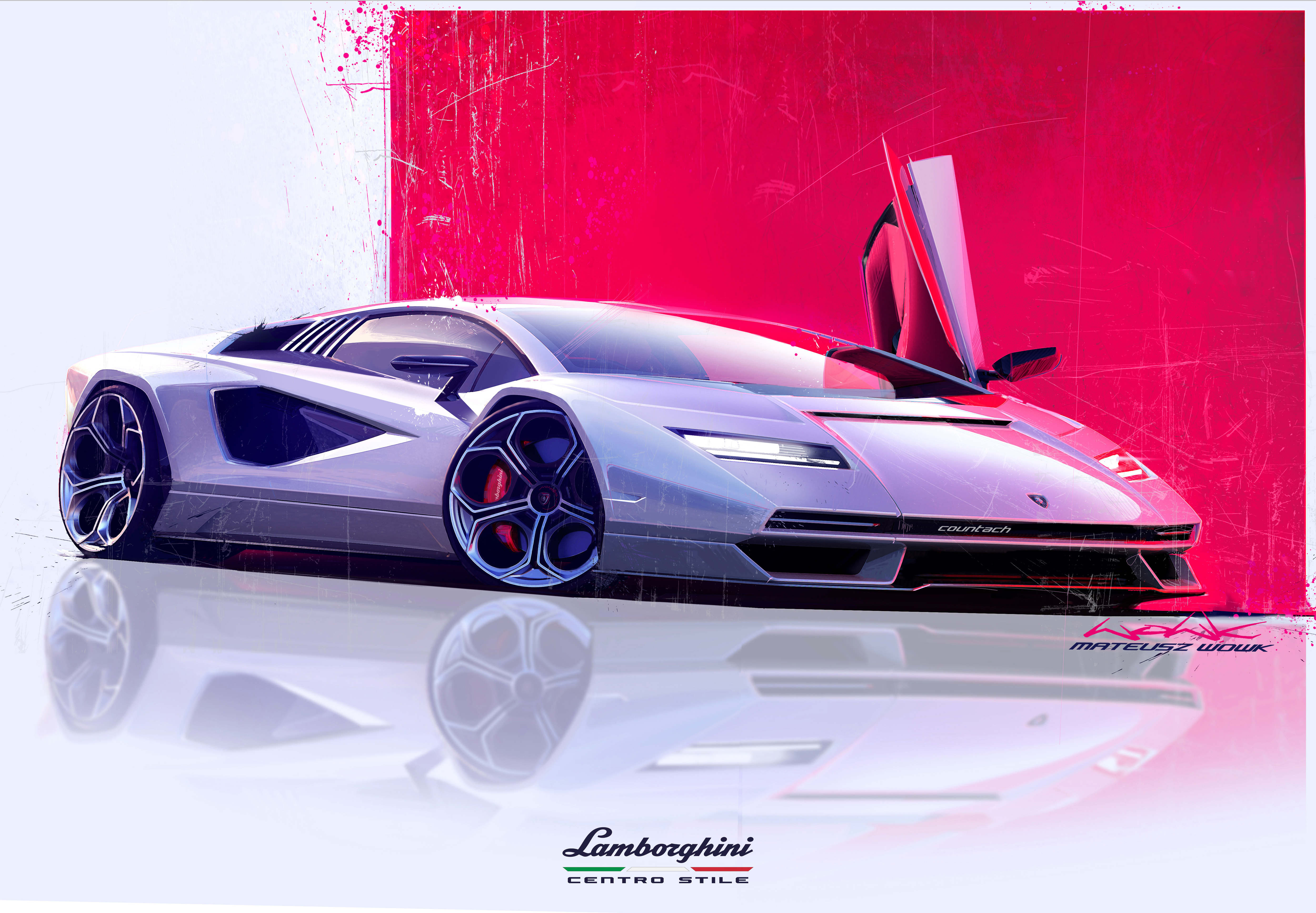 Lamborghini Countach LPI 800 4 4K Gallery HD Wallpaper