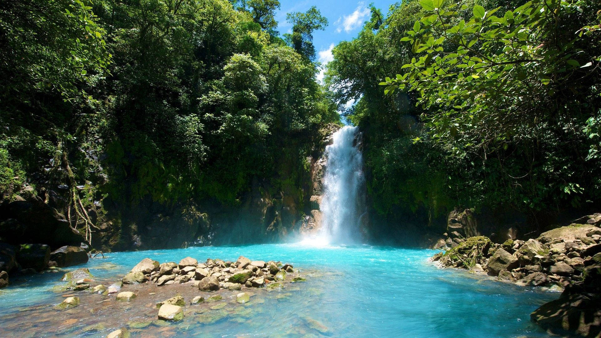 Download Tenorio Waterfall Costa Rica Wallpaper