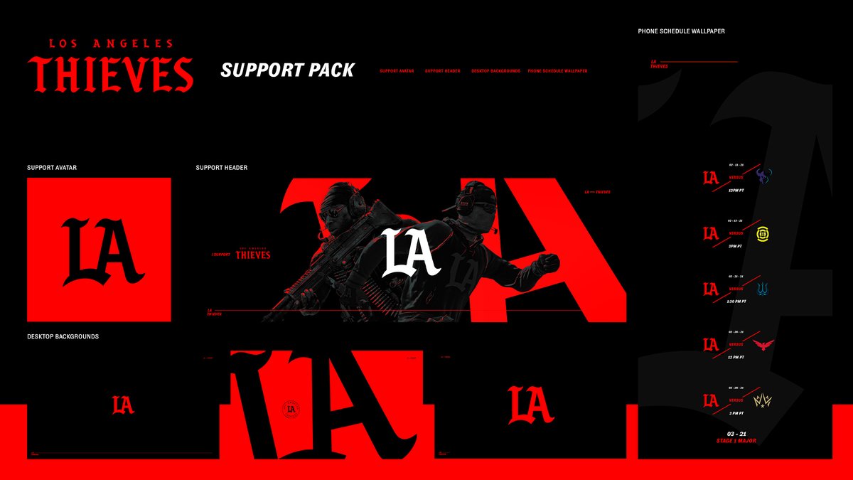 LA Thieves You're About It, Let's See It. #LAThieves Season Kick Off Support Pack