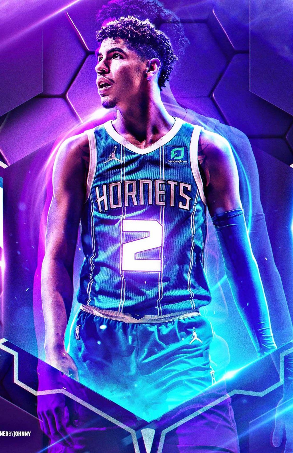 Download Charlotte Hornets Lamelo Ball Wallpaper