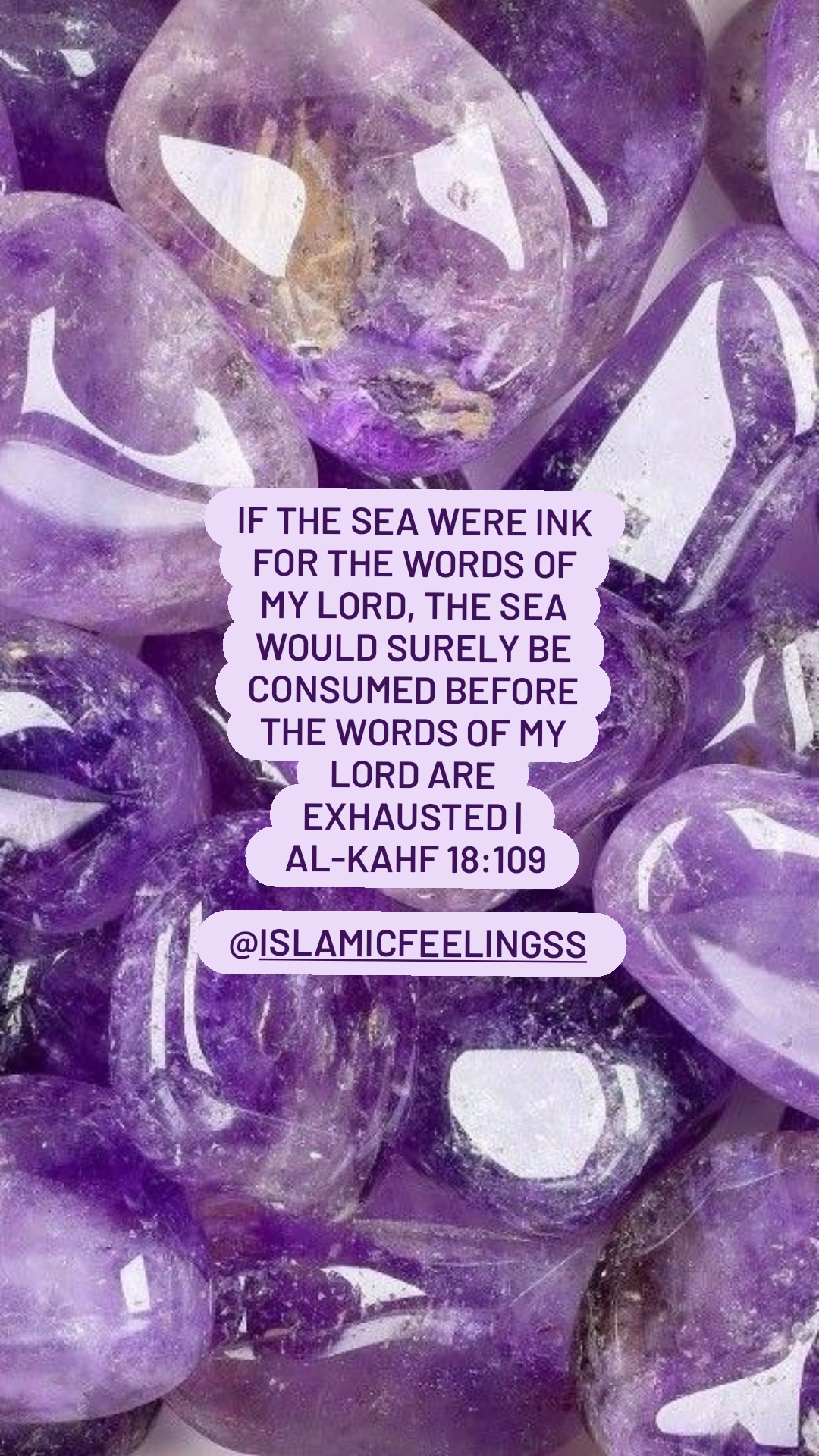 islamic feelings ♡ got other theme wallpaper on my ig. Currently doing a purple theme. What should be next ?? #muslim #islam #aesthetic # wallpaper #trend #purple #colorful