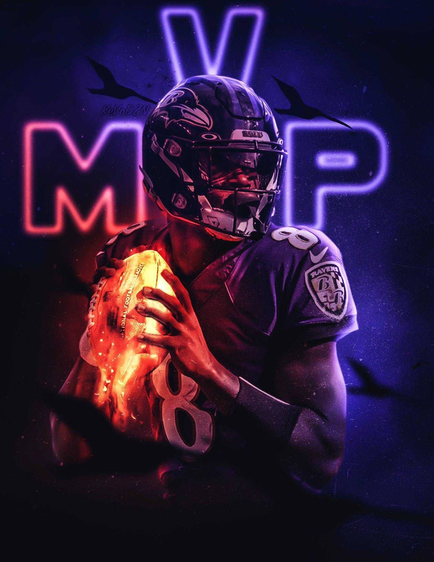 Download Nfl Mvp Lamar Jackson Wallpaper