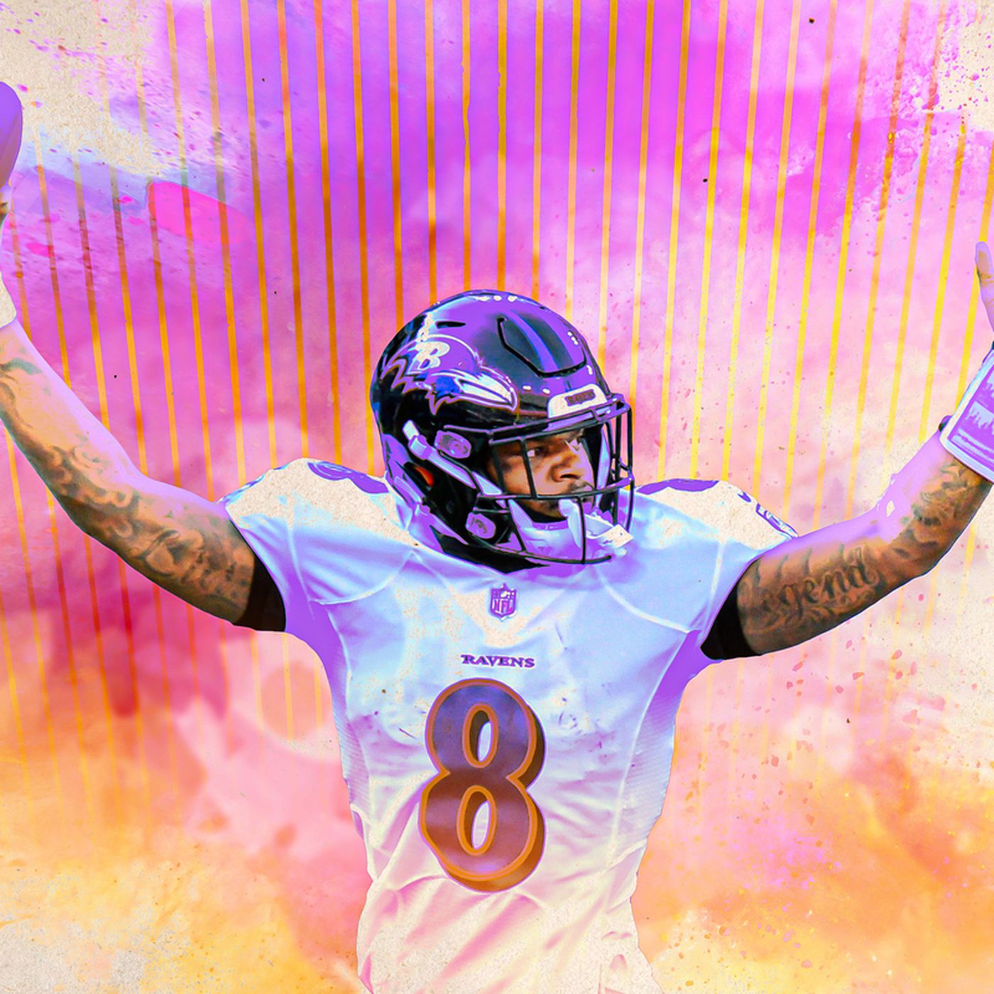 Baltimore Ravens Wallpaper, Lamar Jackson Wallpaper, NFL Wallpaper in 2023