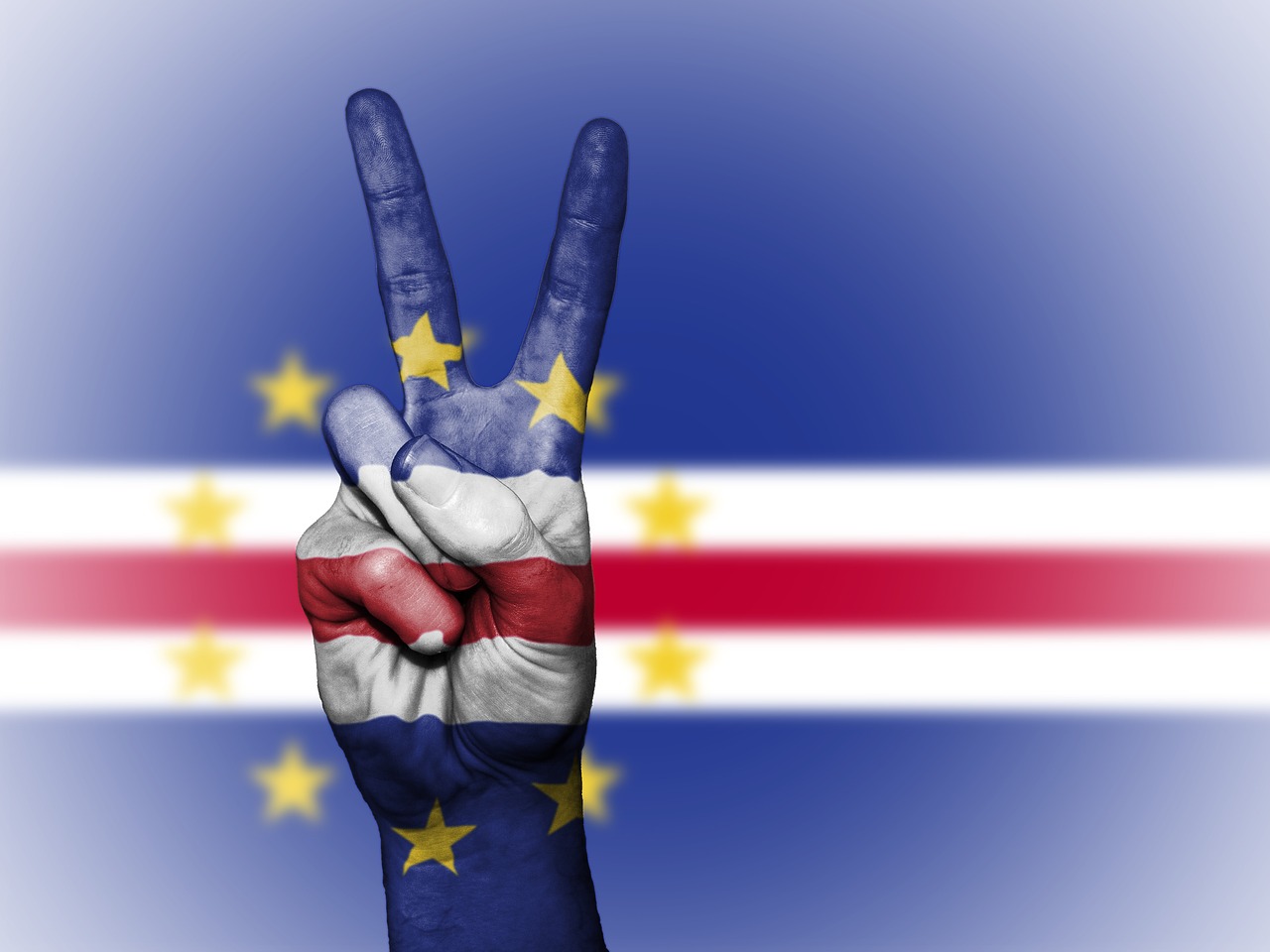 Cabo verde, cabo, verde, flag, peace