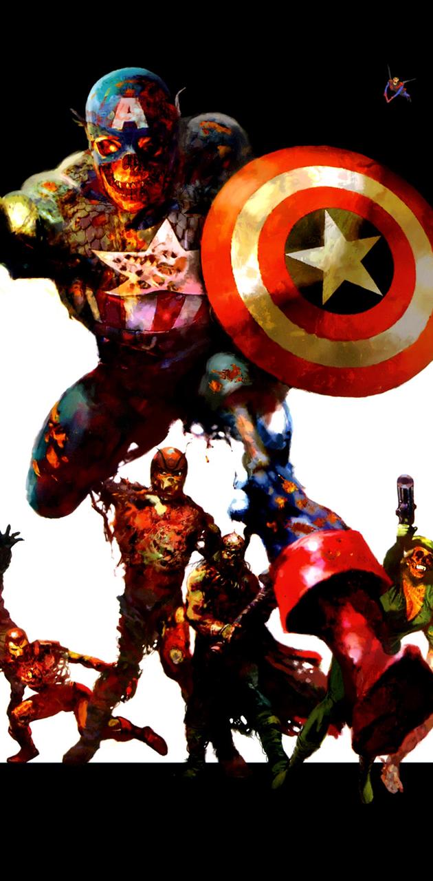 Zombie Avengers wallpaper