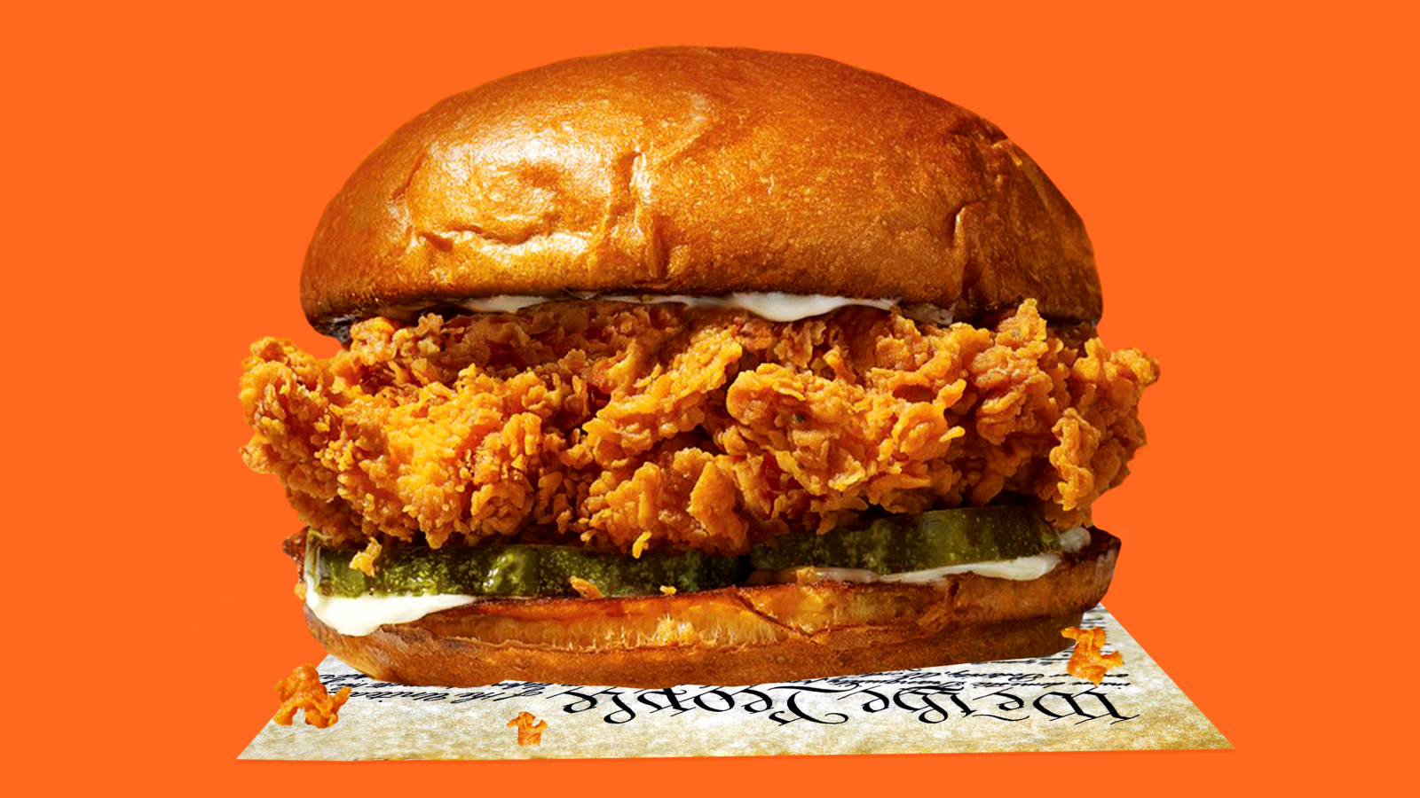 The Last Popeyes Chicken Sandwich in America. Chicken sandwich, Popeyes chicken, Spicy chicken sandwiches