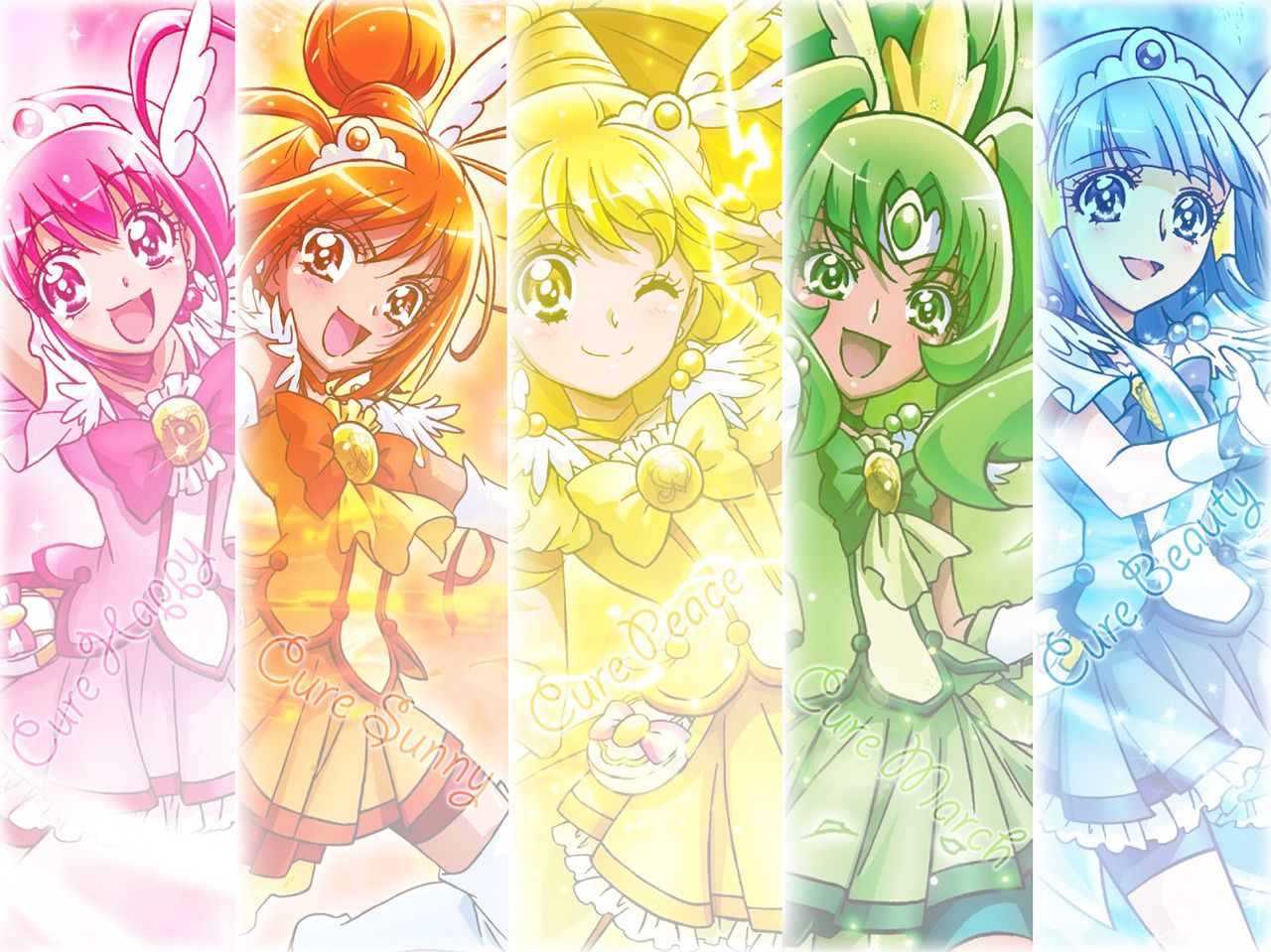 smile precure. Glitter force, Magical girl anime, Pretty cure