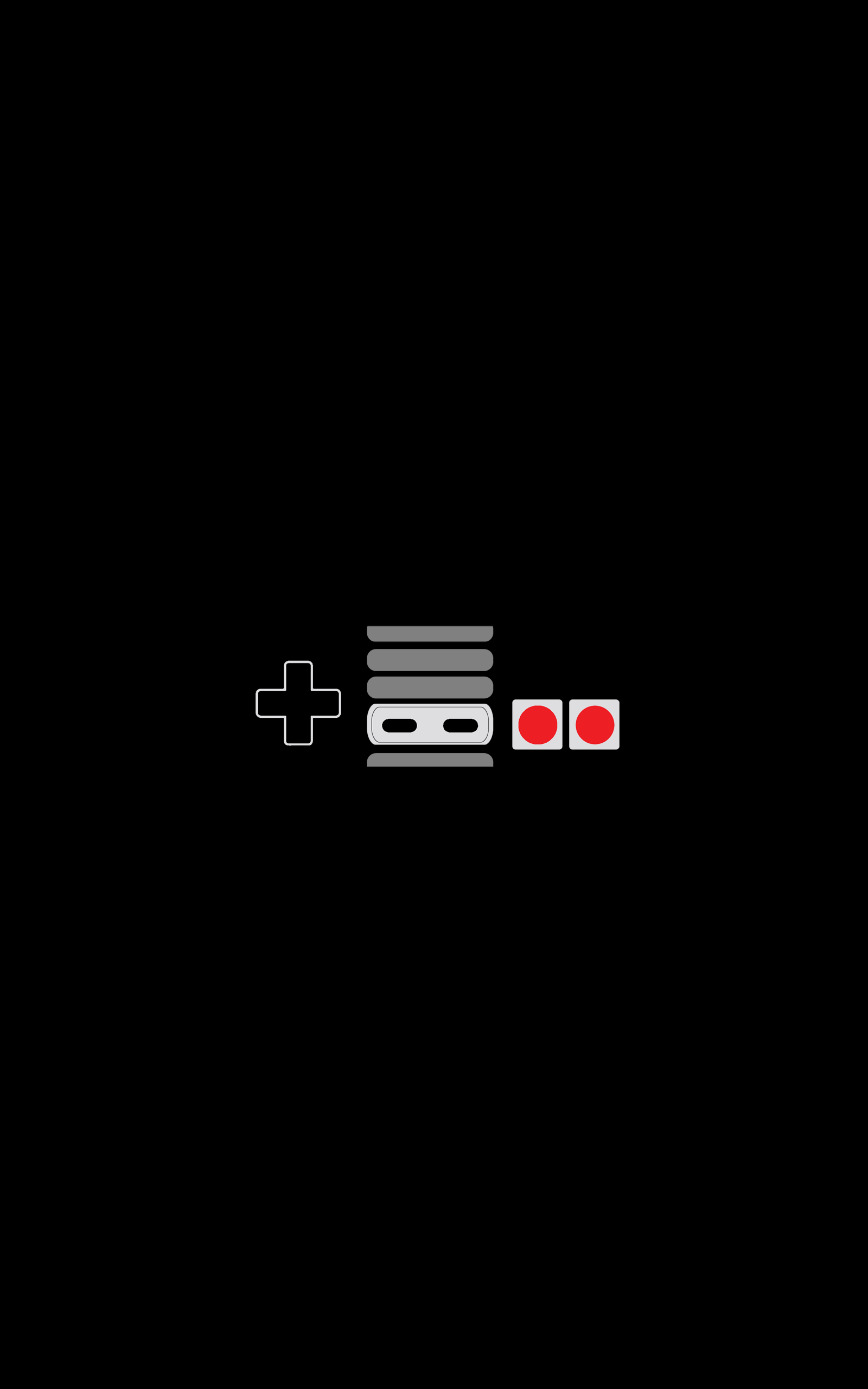 Wallpaper, Nintendo Entertainment System, controllers, minimalism, video games, retro games, portrait display 1600x2560
