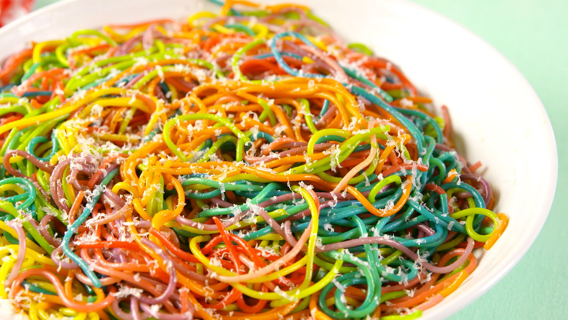 Best Rainbow Spaghetti Recipe to Make Rainbow Spaghetti