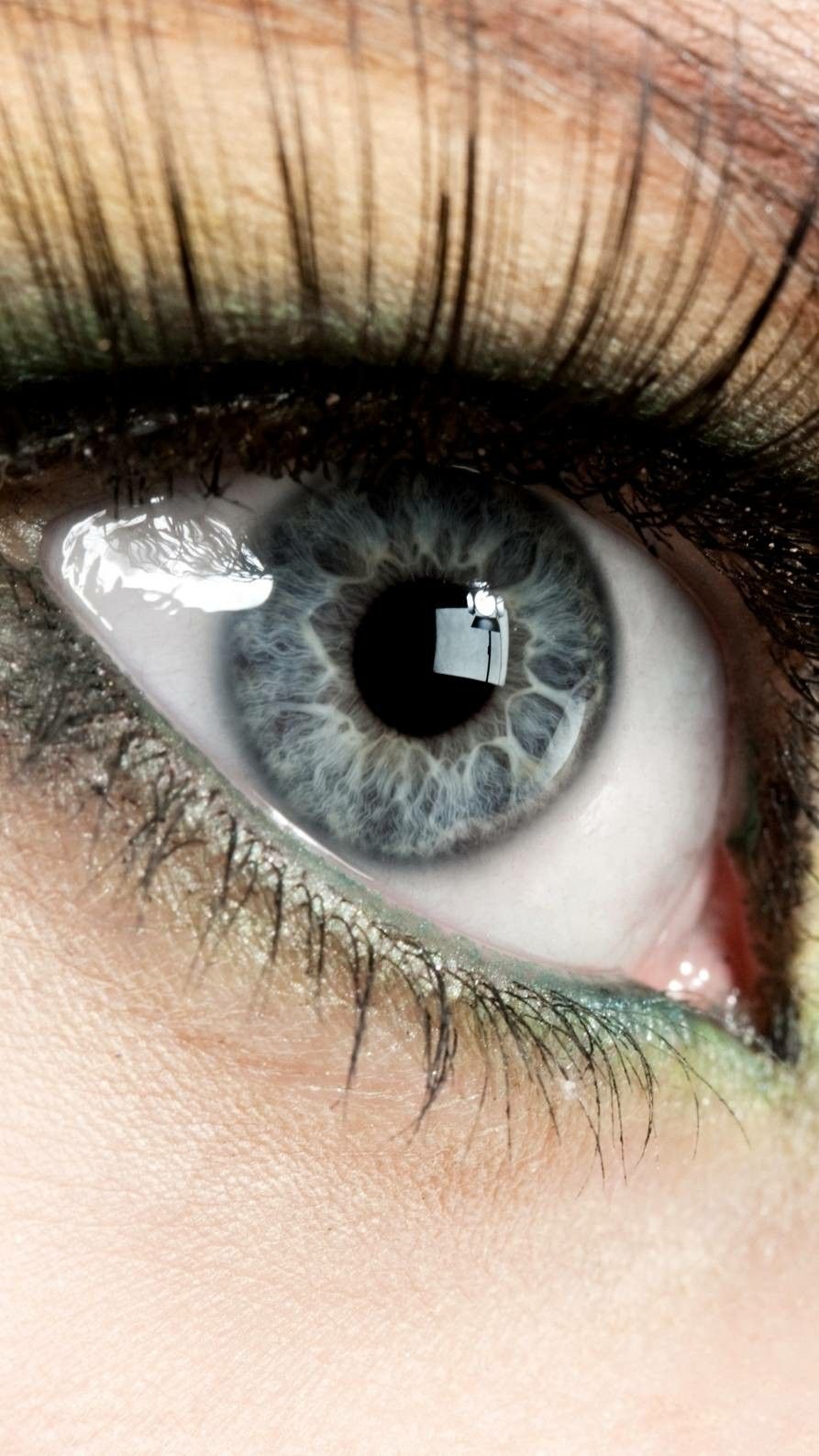 Grey eye wallpaper. Eyes wallpaper, Grey eyes wallpaper, Eye makeup steps