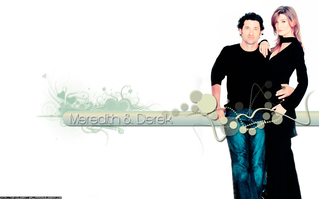 Meredith & Derek's Anatomy Wallpaper
