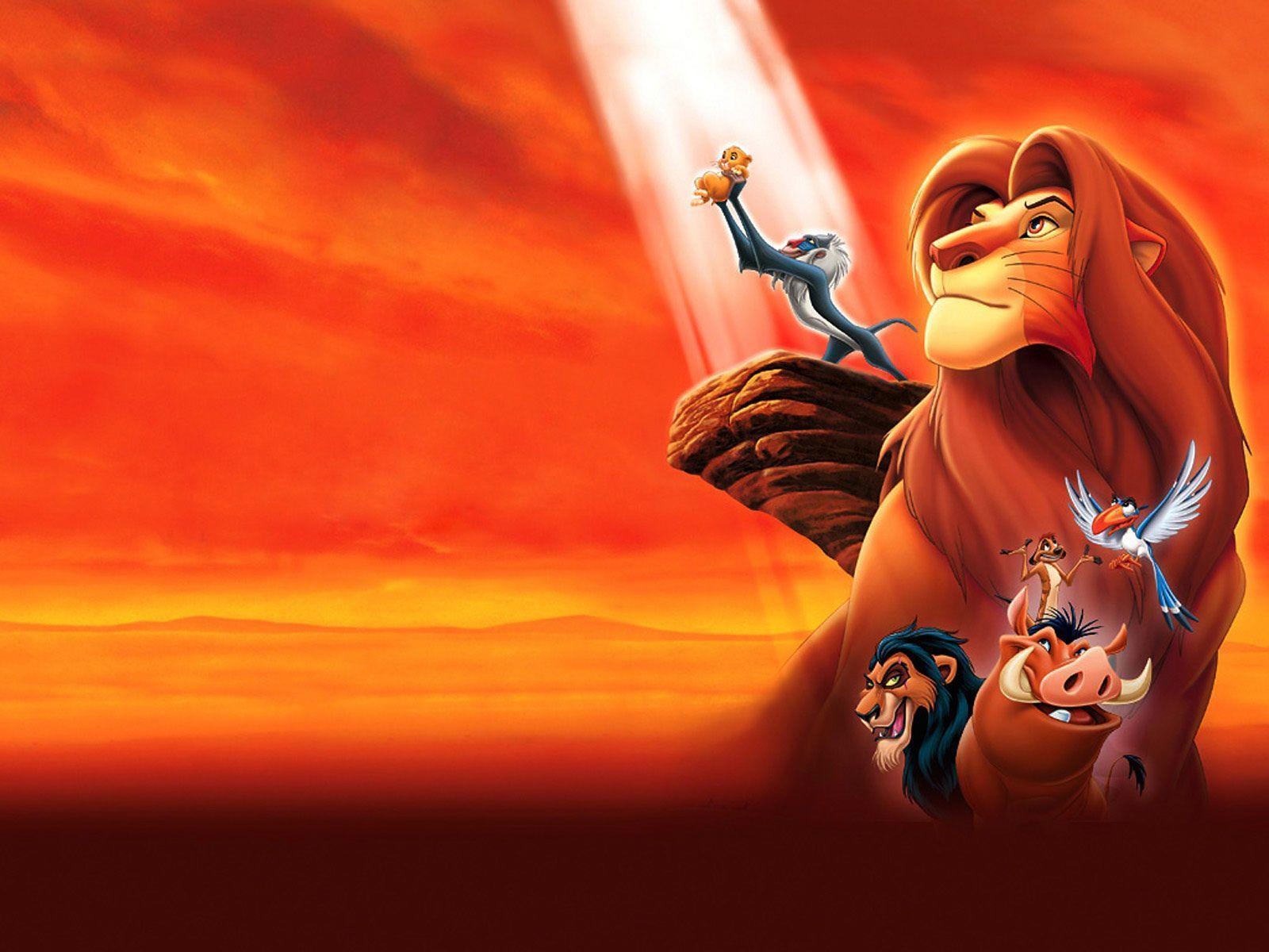 Lion King Cartoon Wallpaper