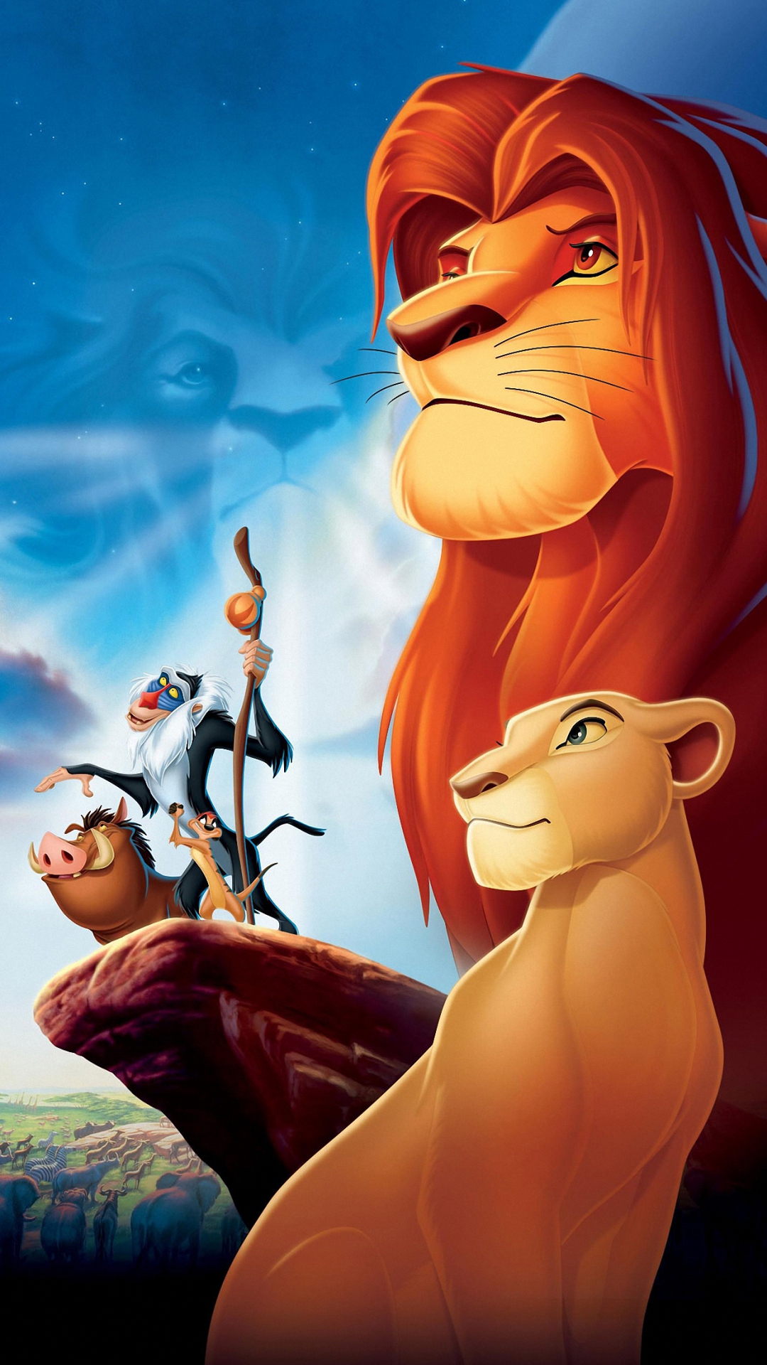 Cartoon Lion King iPhone 6 Wallpaper HD