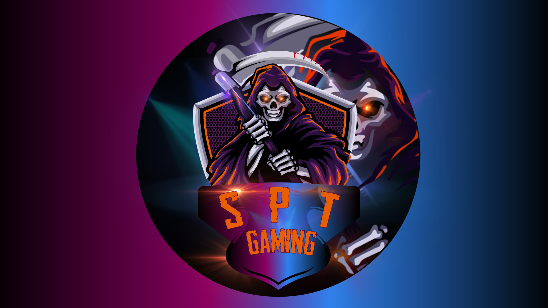 SPT Gamer Logo. Youtube Channel Logo