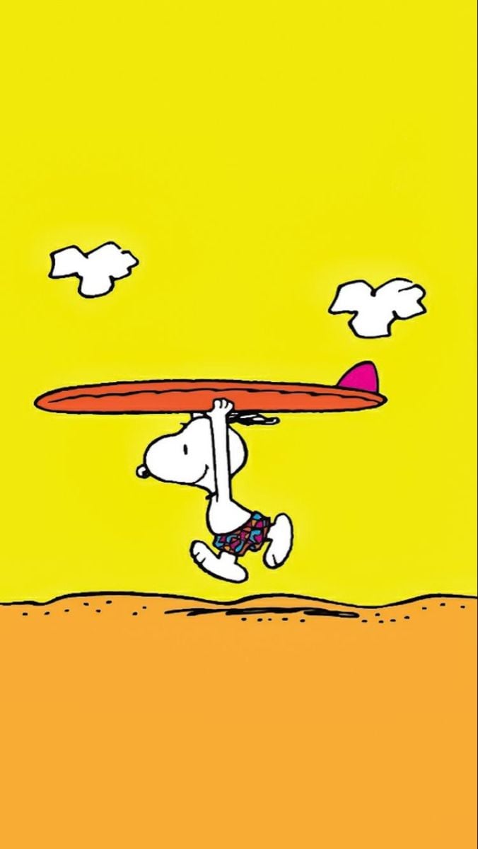 Summer means surfboarding. Snoopy wallpaper, Snoopy picture, Snoopy happy dance