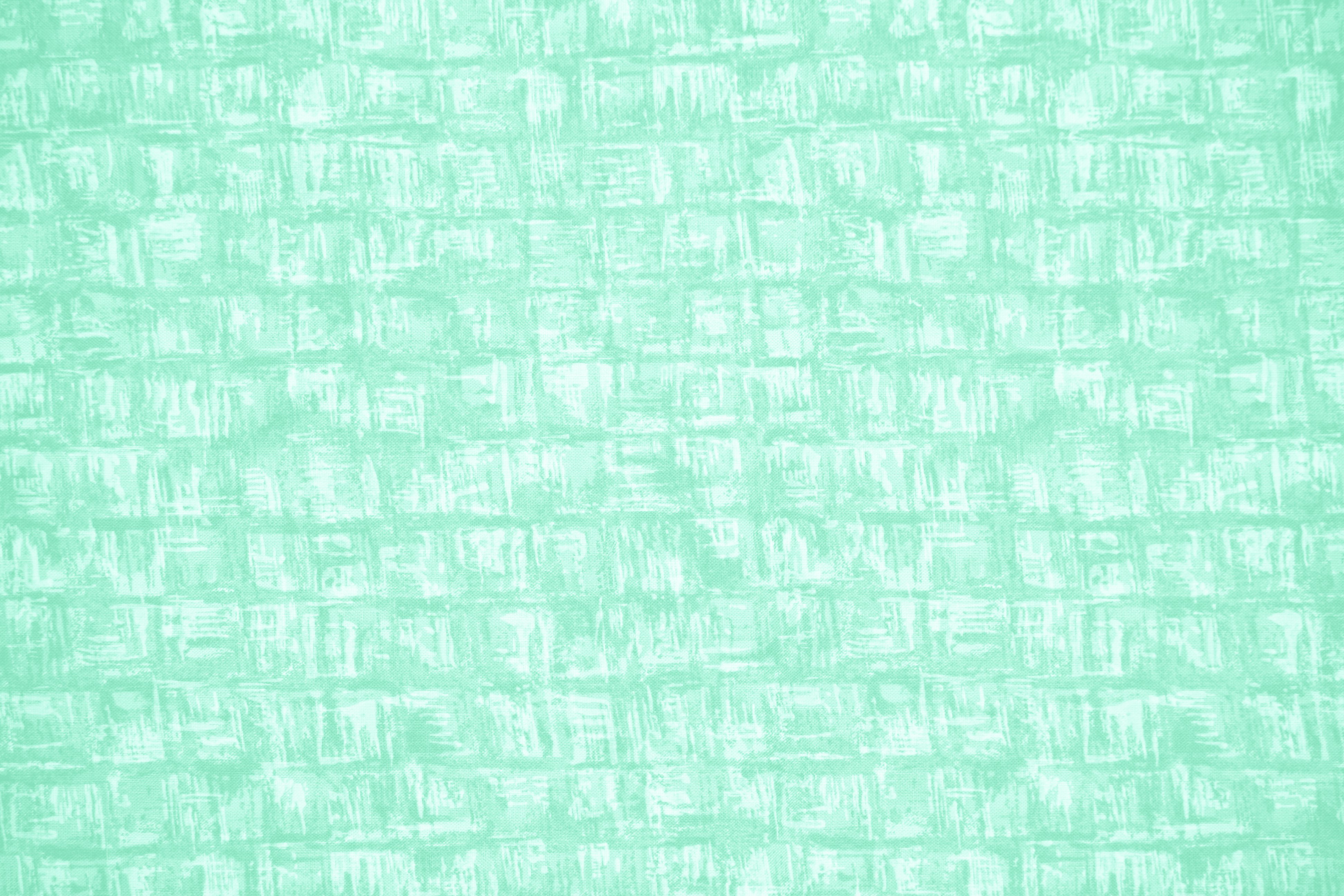 Mint Green Abstract Squares Fabric Texture Picture. Free Photograph. Photo Public Domain