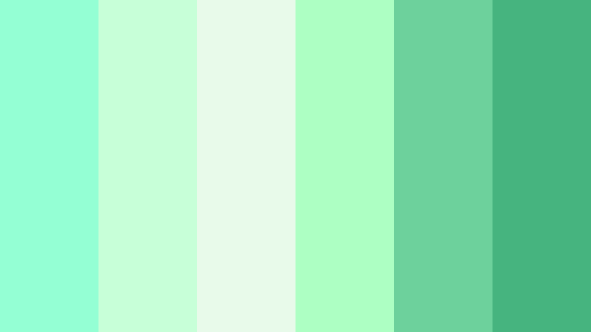 Mint Green Shades Color Scheme Green SchemeColor.com