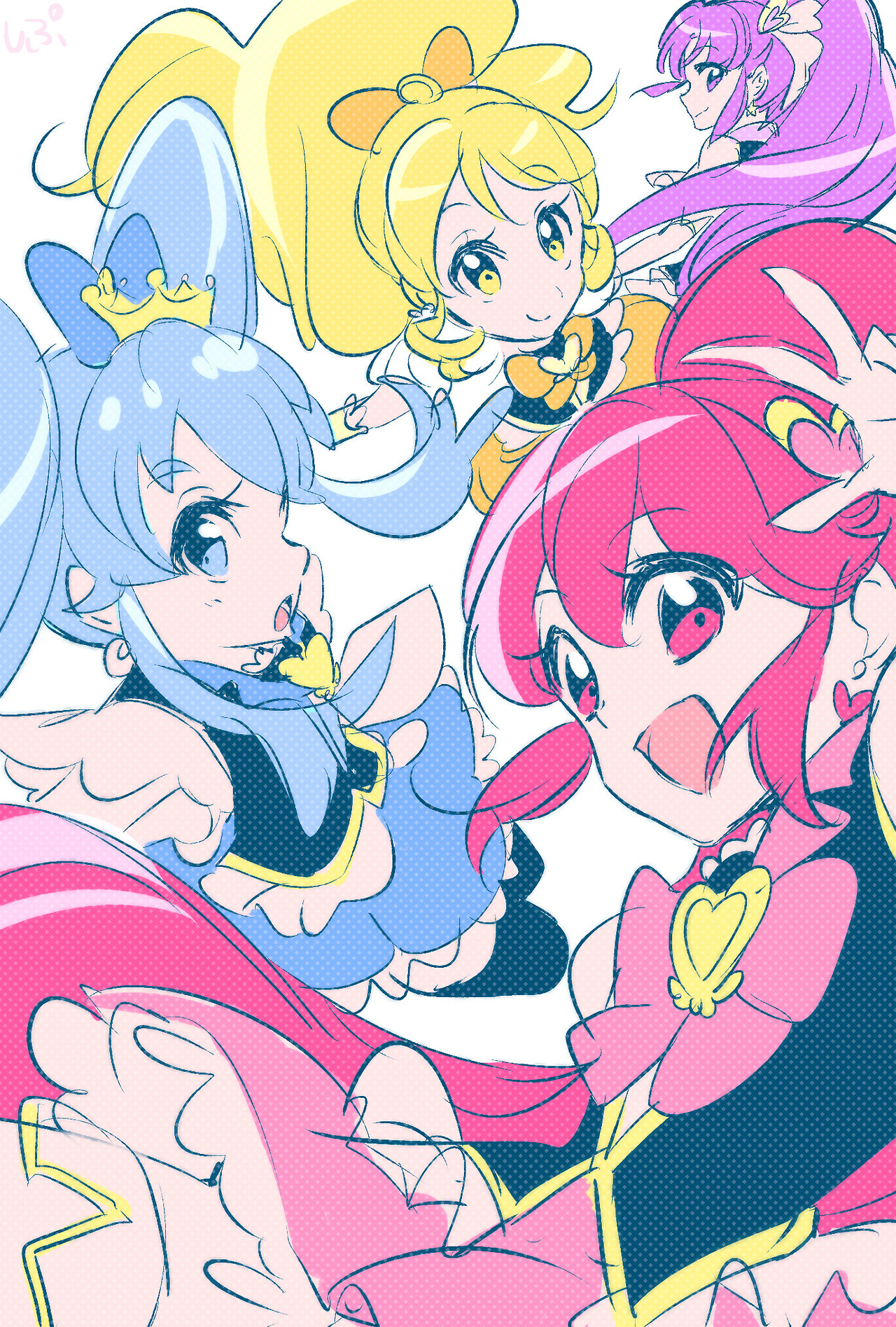 Happiness Charge Precure cure Fan Art