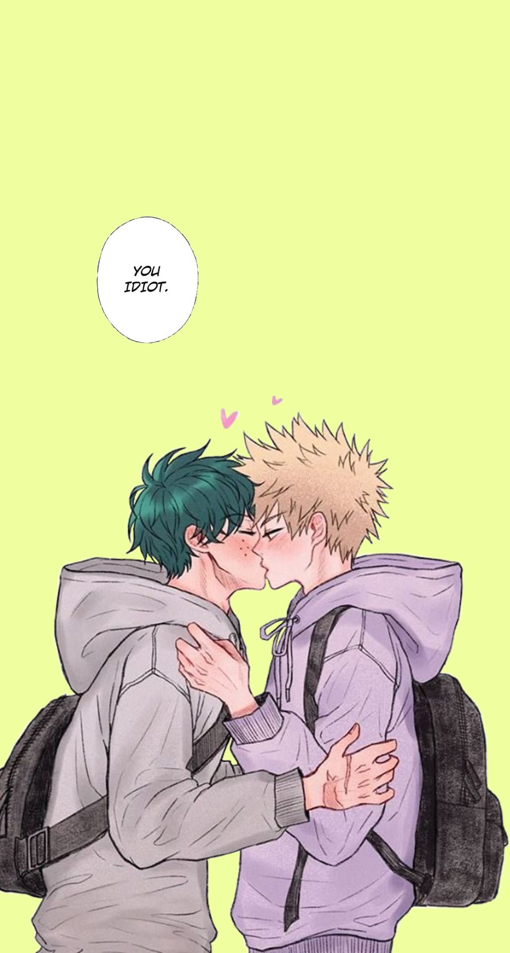 Bakugo x deku made wallpaper!!