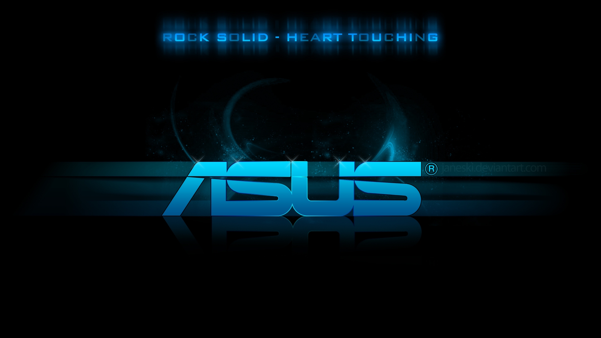 Wallpaper, black, text, logo, graphic design, neon sign, ASUS, midnight, darkness, graphics, computer wallpaper, font, product, electric blue 1920x1080