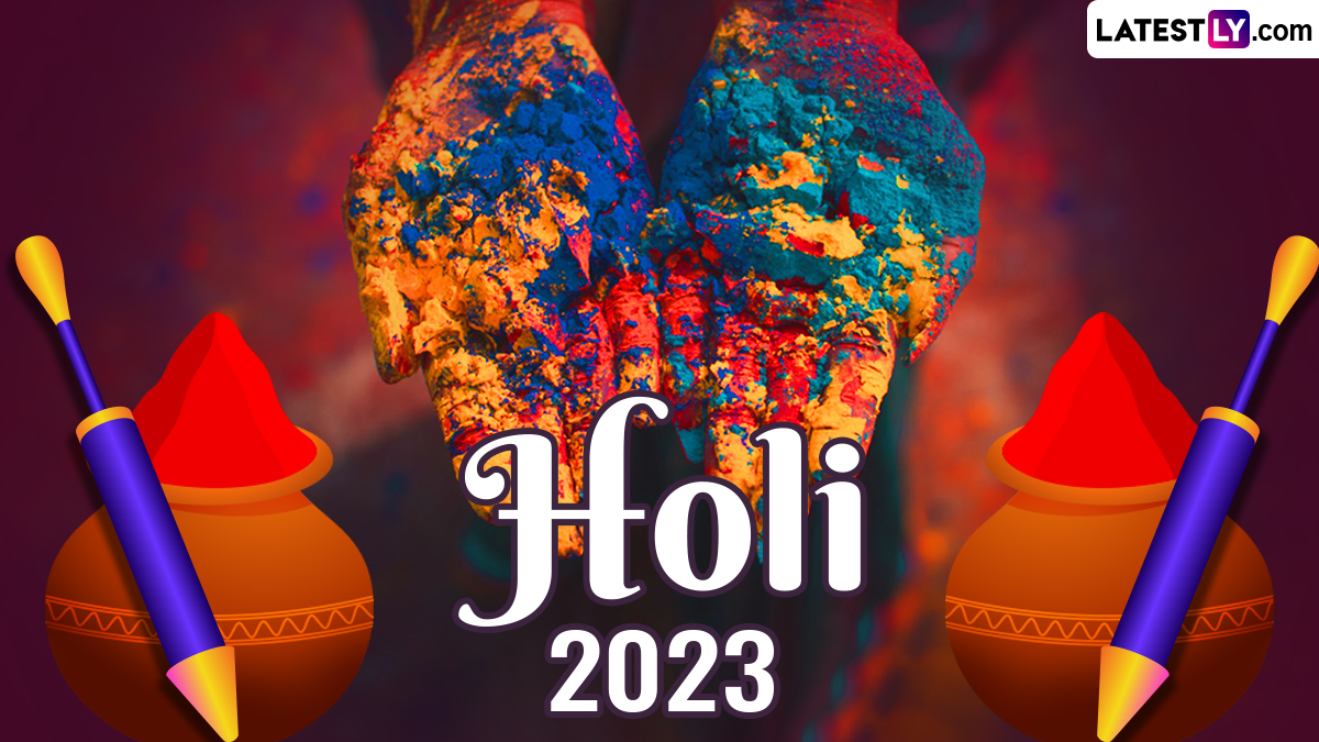 Happy Holi 2023 Image and Wallpaper for Free Download Online: WhatsApp Messages, Holi Pics, Greetings, SMS To Share With Family and Friends