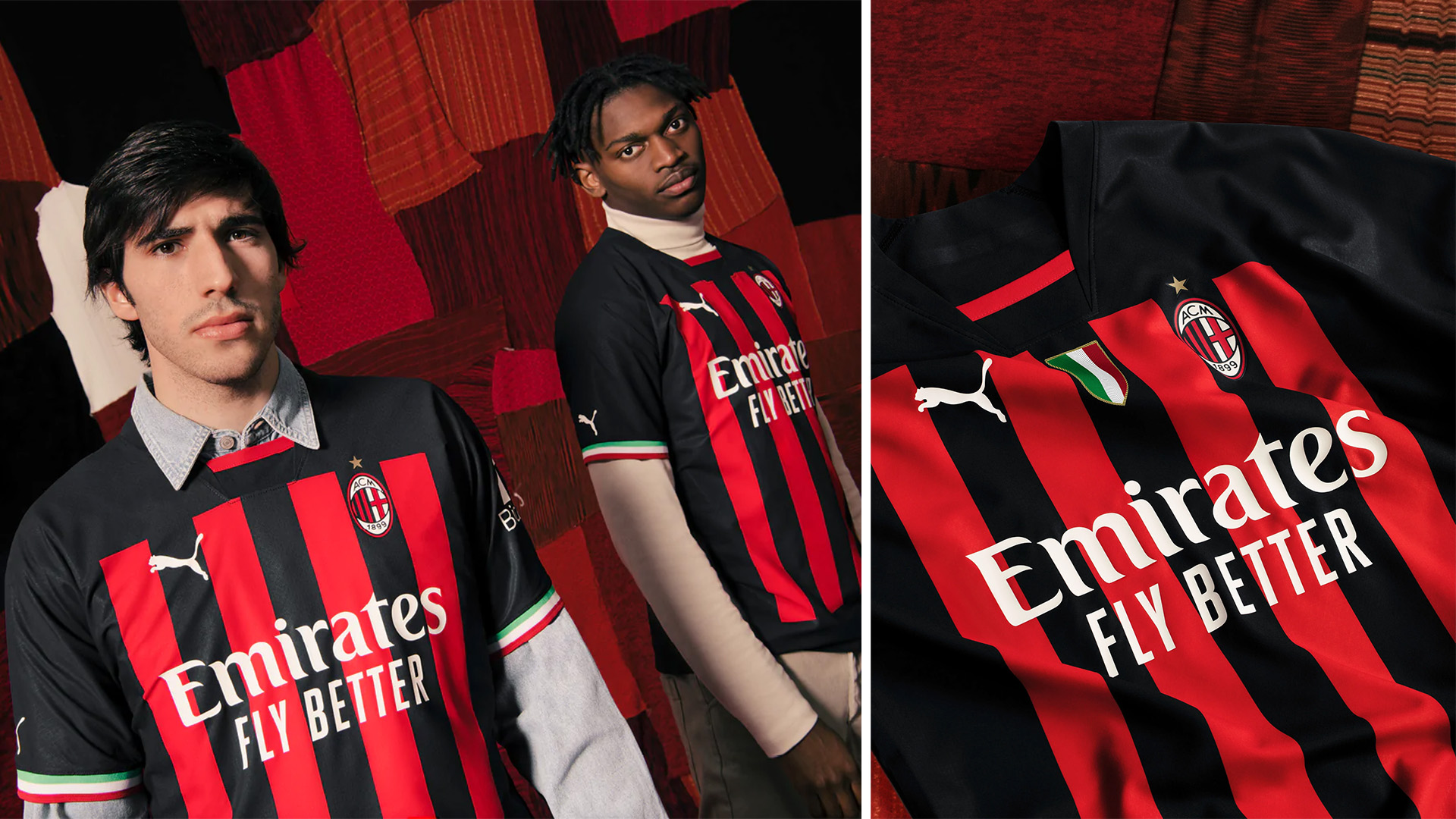 AC Milan Release Classic Design For 2022 23 Home Kit
