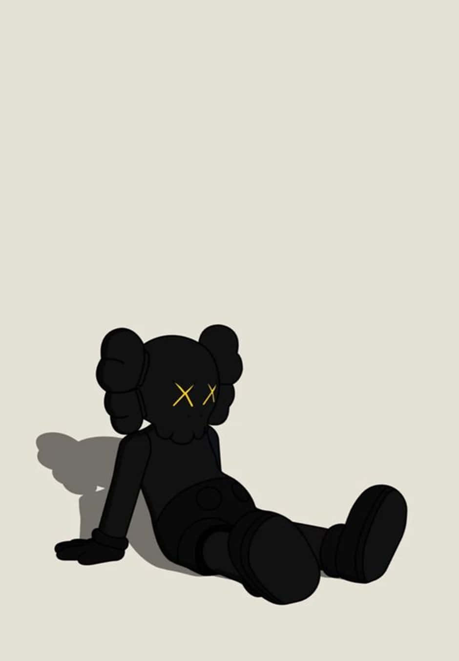 Download Kaws Black And White Wallpaper