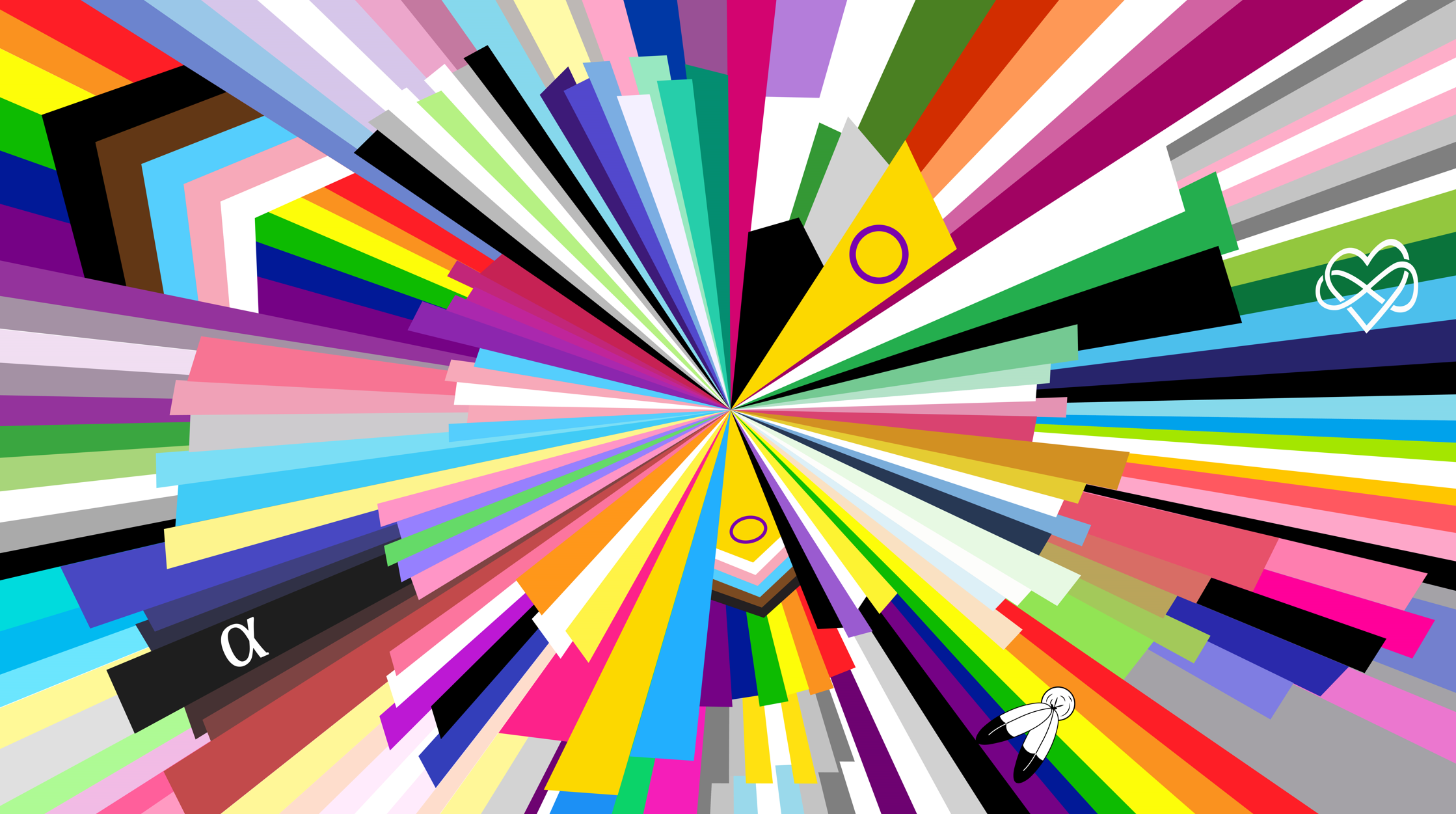 GitHub Pride Flag: Pride Flag Featuring 40 Individual LGBTQIA+ Flags