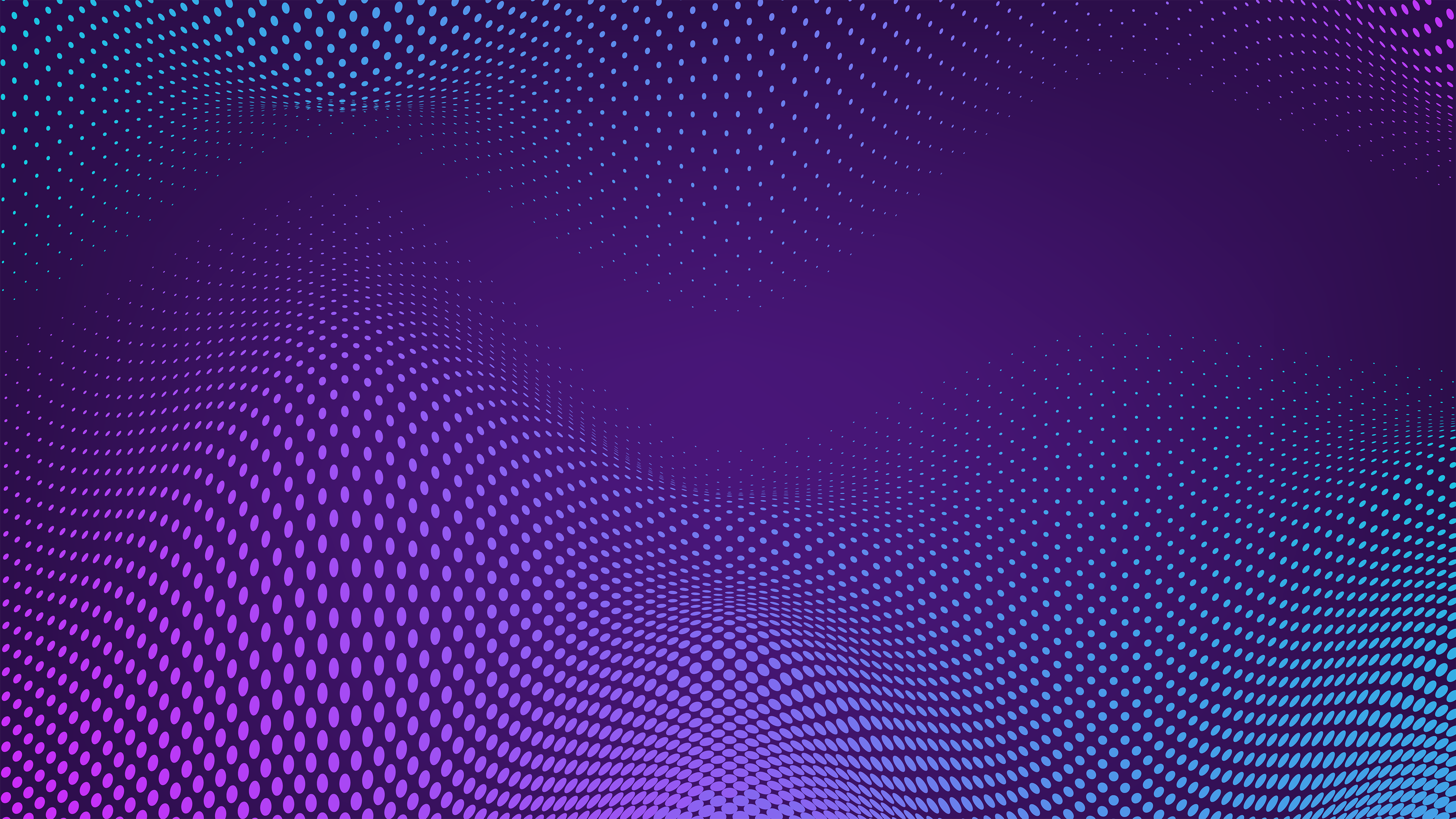 Wallpaper, artwork, cyan, purple, dots 3840x2160