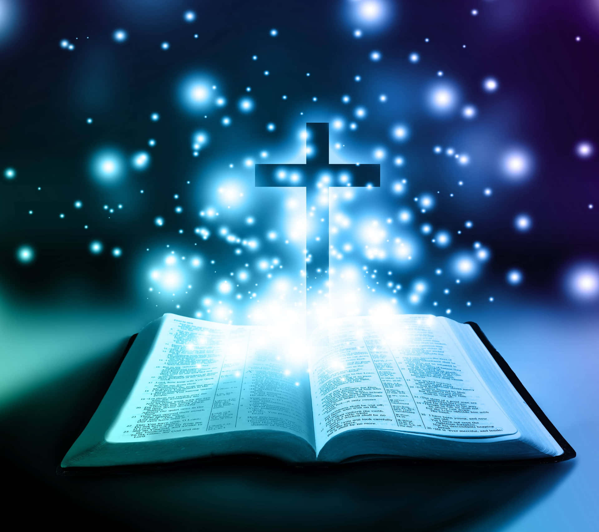 Download Holy Bible With Crucifix Wallpaper