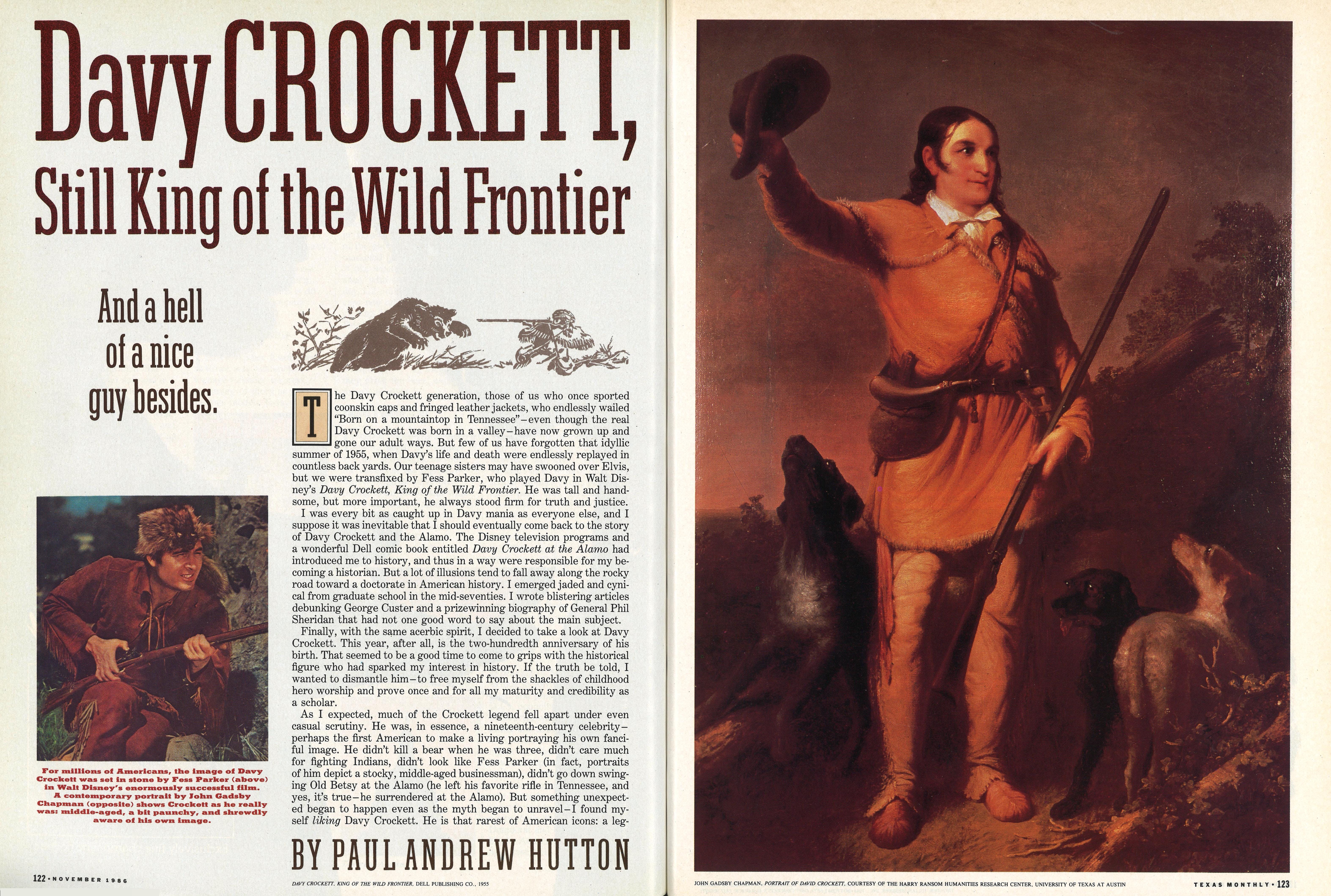Davy Crockett, Still King of the Wild Frontier