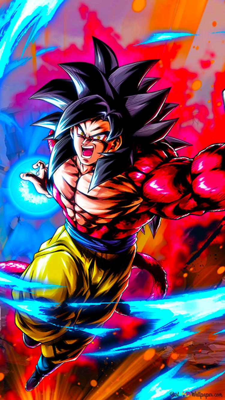 Super Saiyan 4 Goku [Dragon Ball GT] Art From Dragon Ball Legends (Android IPhone) 2K Wallpaper Download