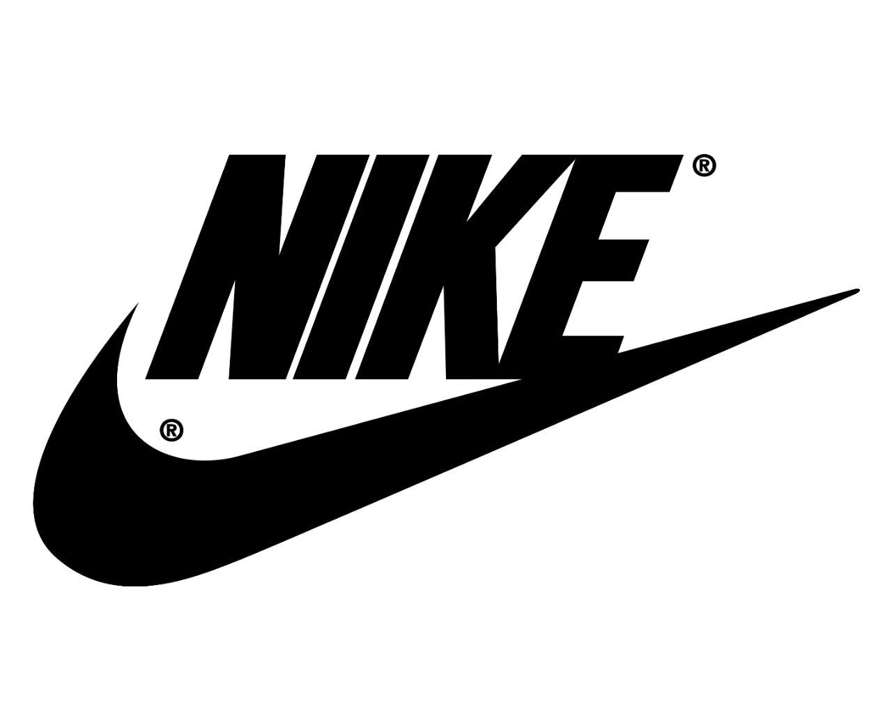1280x1024 Nike, Black white, Logo wallpaper JPG Gallery HD Wallpaper